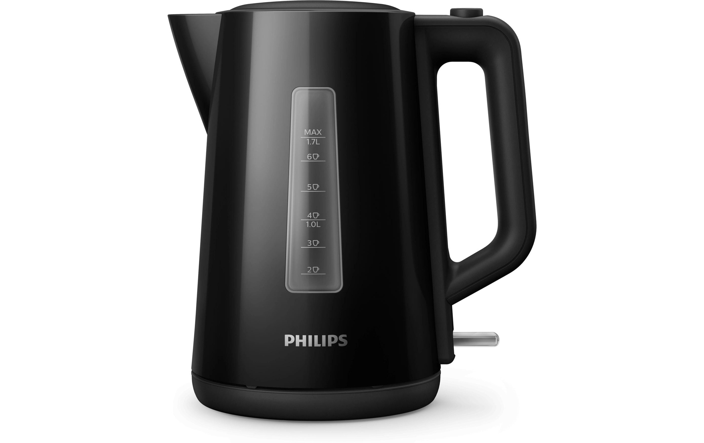 Image of Philips Wasserkocher "Series 3000 HD9318 1,7 l" 1,7 l 2200 W mit 360 Sockel, Abschaltautomatik und entnehmbarem Kalkfilter