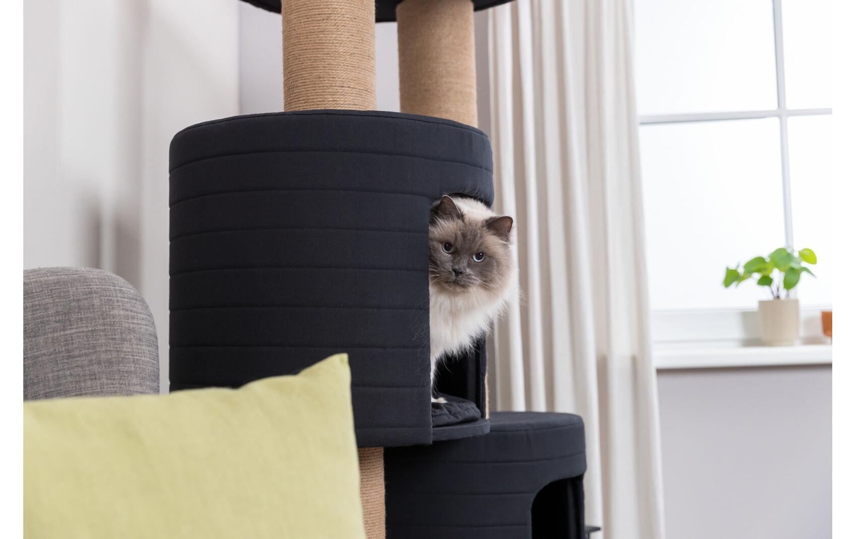 TRIXIE Kratzbaum »XXL Teites, 148 cm, Schwarz/Braun«, hoch