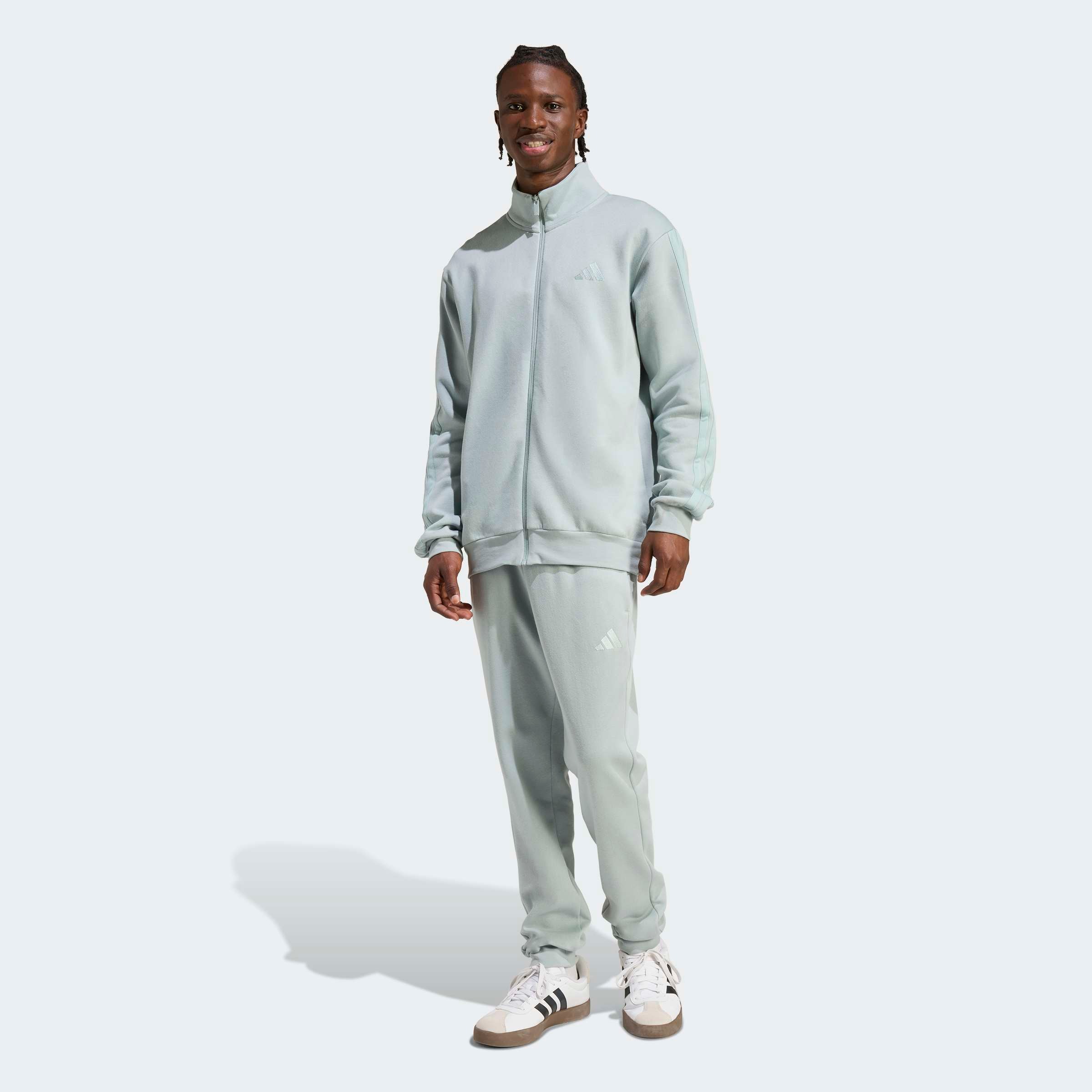 adidas Sportswear Combinaison d'entraînement »3-STREIFEN FLEECE« 2 pièces