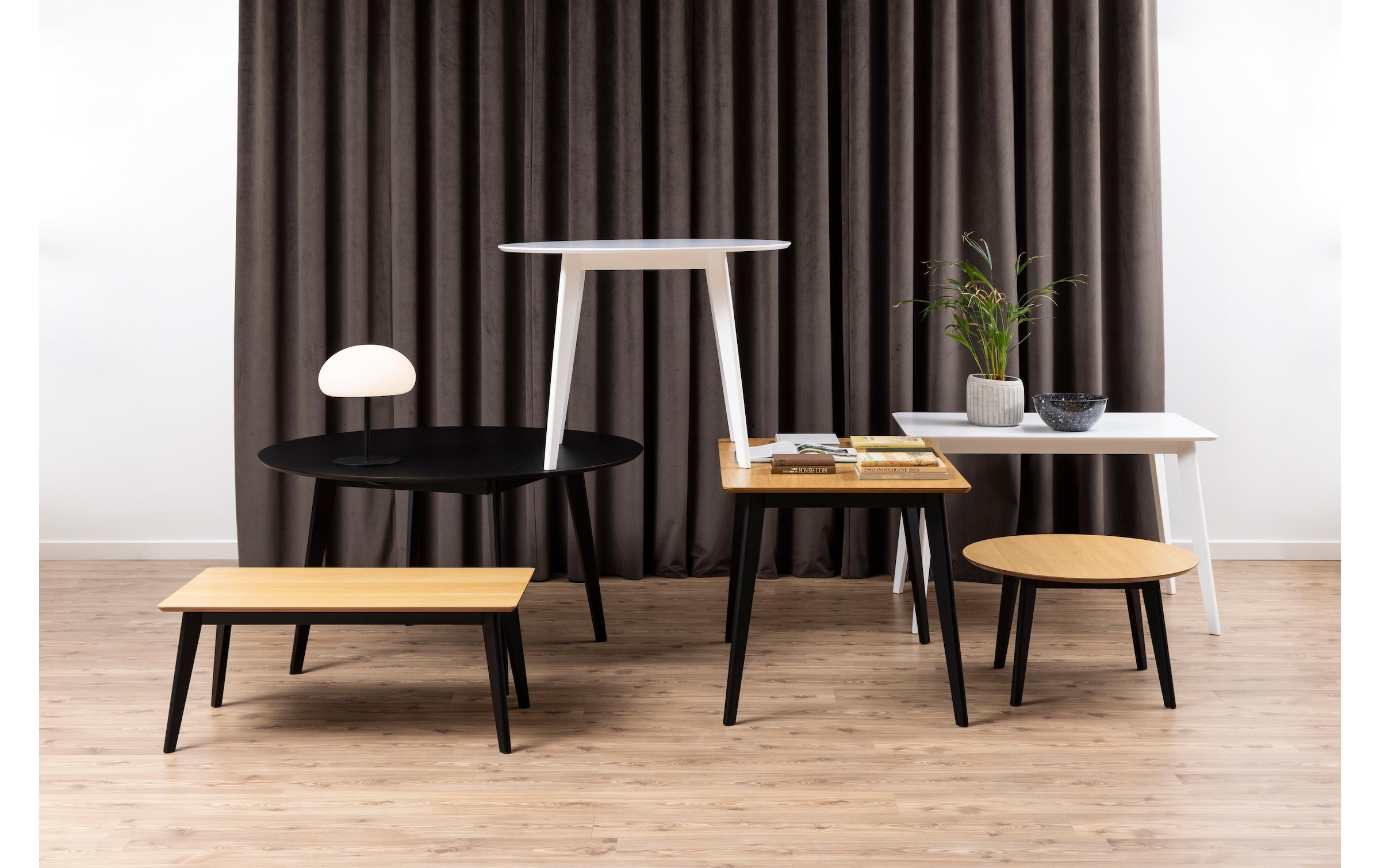 AC Design Esstisch »Roxby Ø 105 x 76 cm, Weiss«