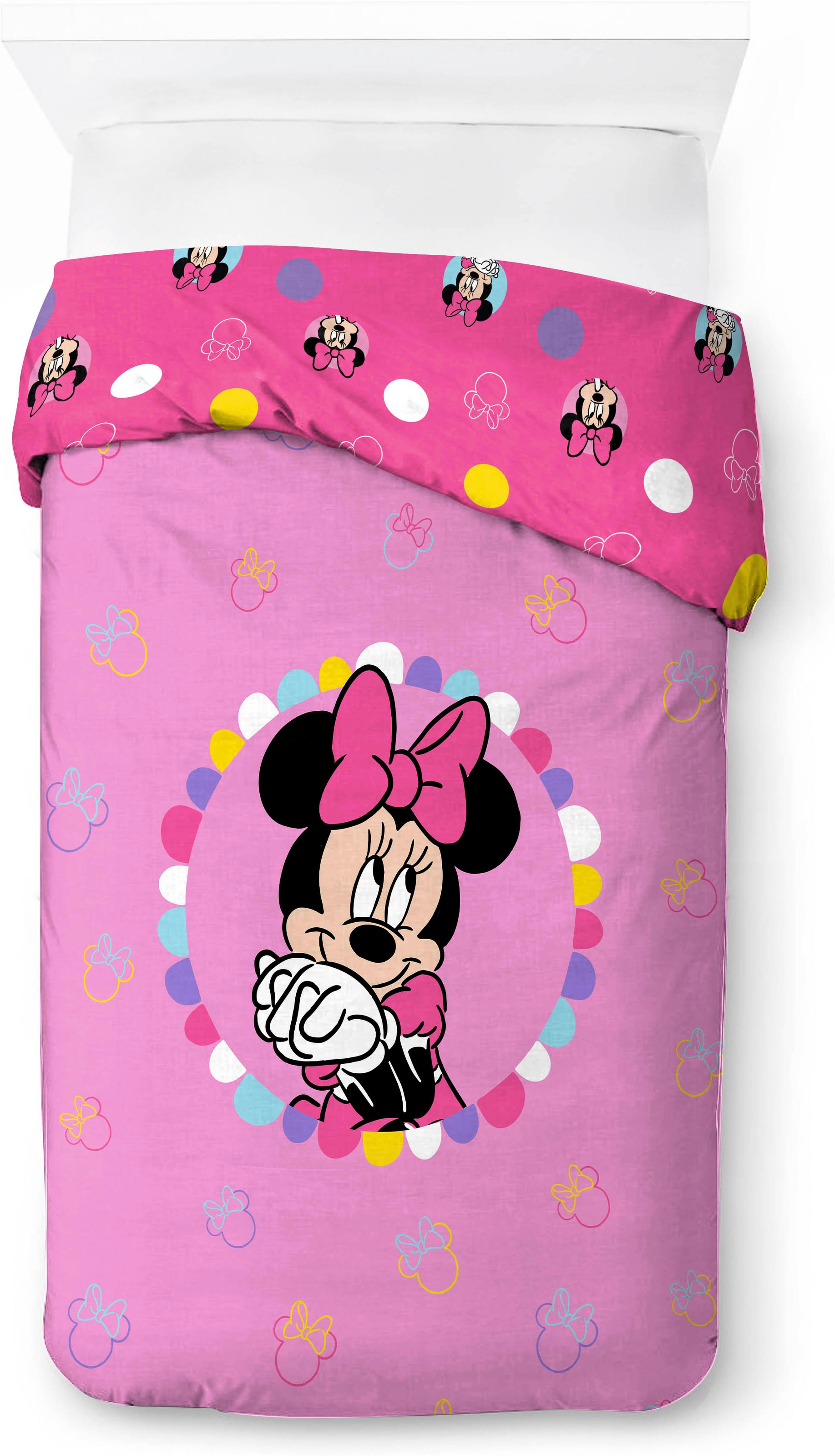 Disney Linge de lit pour enfants »Minnie Mouse Happy« 2 100% coton