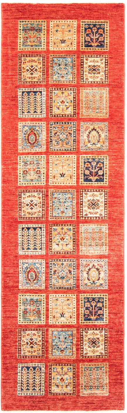 morgenland Orientteppich »Ziegler - 246 x 73 cm - rot«, rechteckig, Wohnzimmer, Handgeknüpft, Einzelstück mit Zertifikat