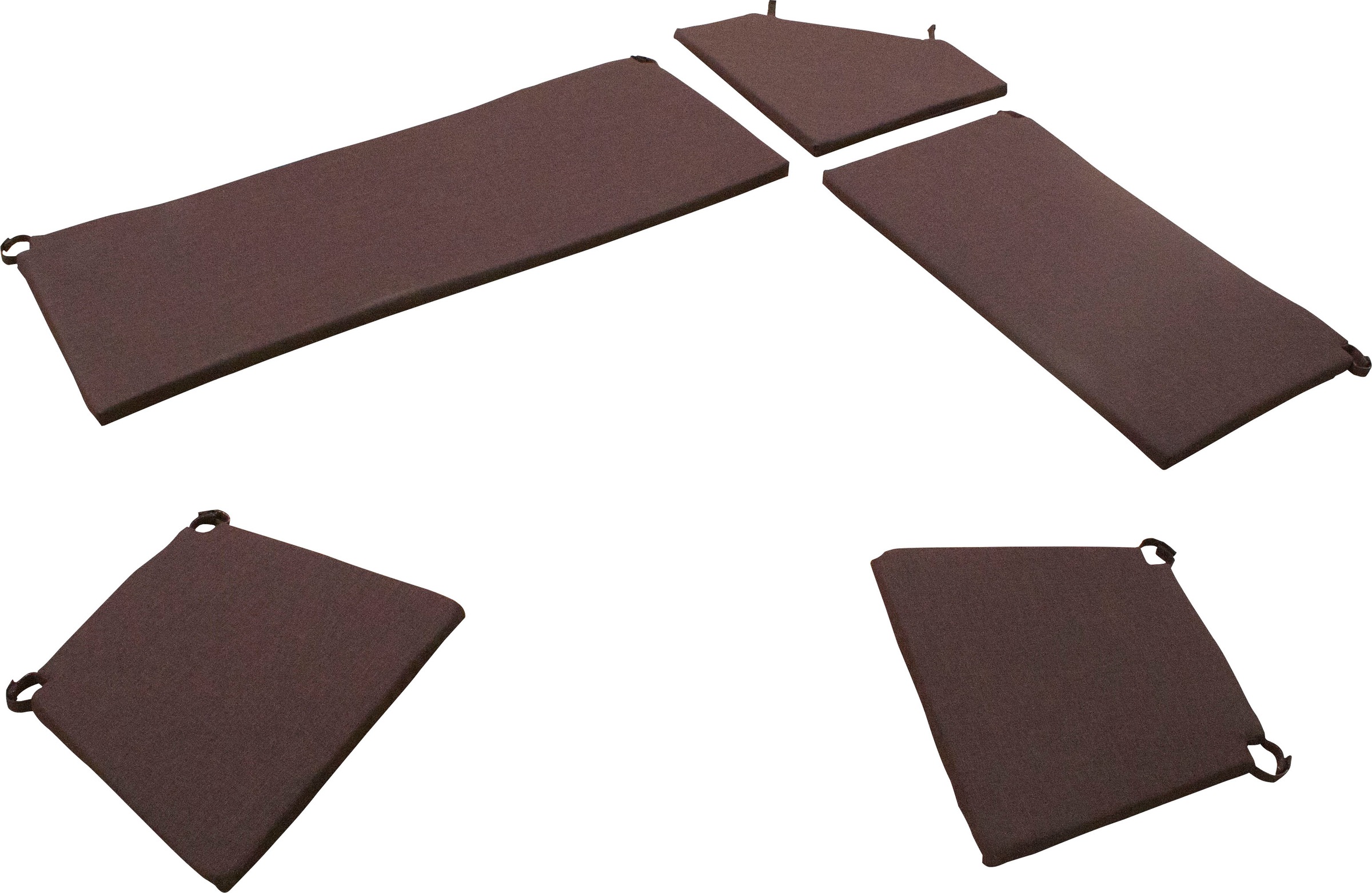 massivline&more Ensemble de bancs d'angle »Bodensee« Ensemble, 8 cuis tlg.