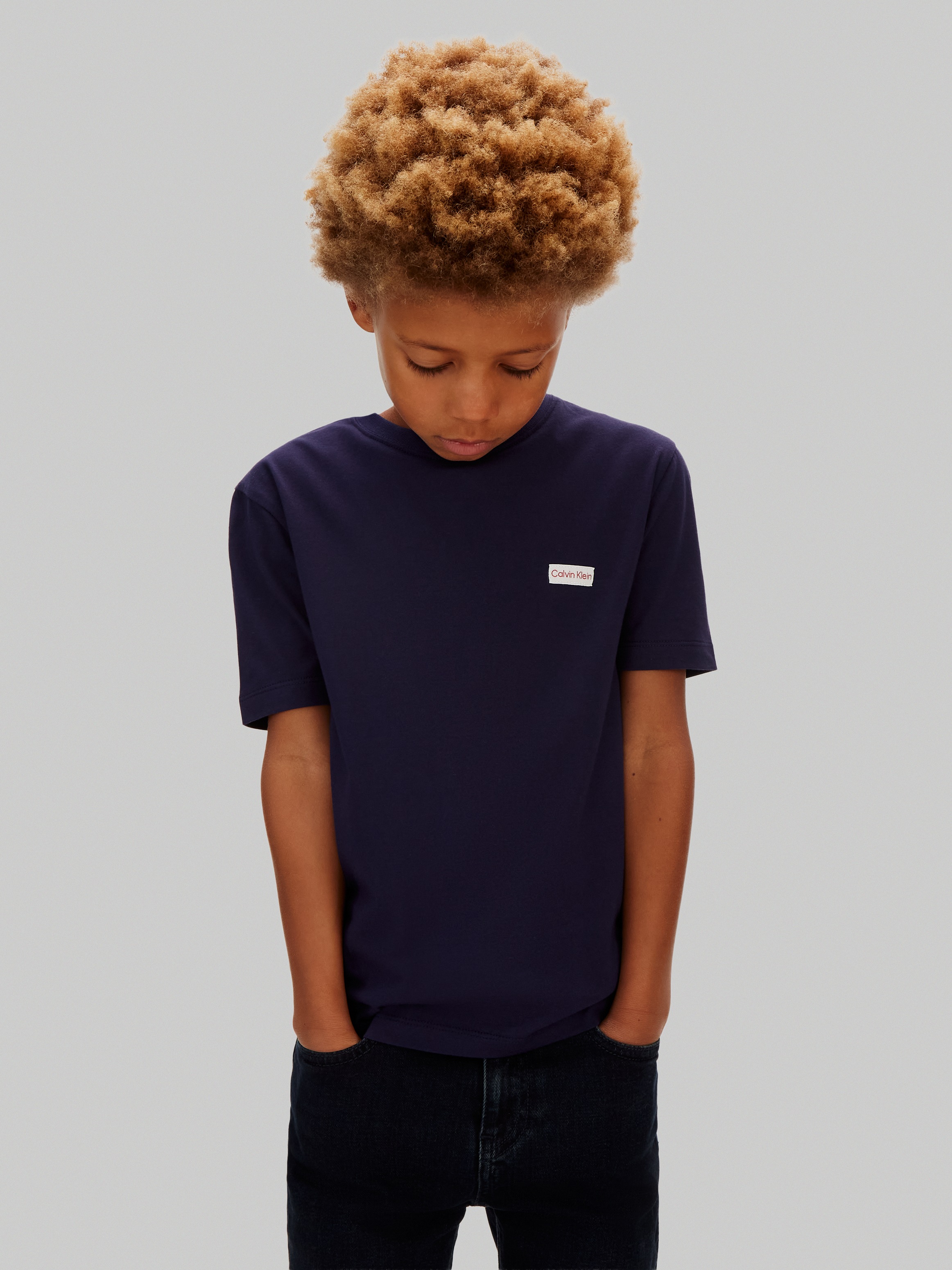 Image of Calvin Klein T-Shirt "LOGO LABEL T-SHIRT" Regular fit für Kinder, mit Logoschriftzug