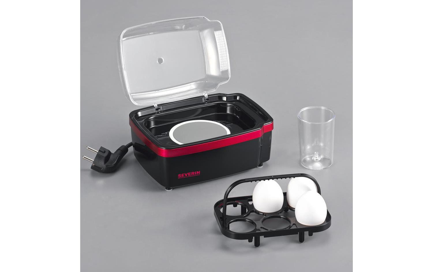 Severin Eierkocher »EK 3156 6 Eier, Rot Schwarz«, für 6 St. Eier, 400 W