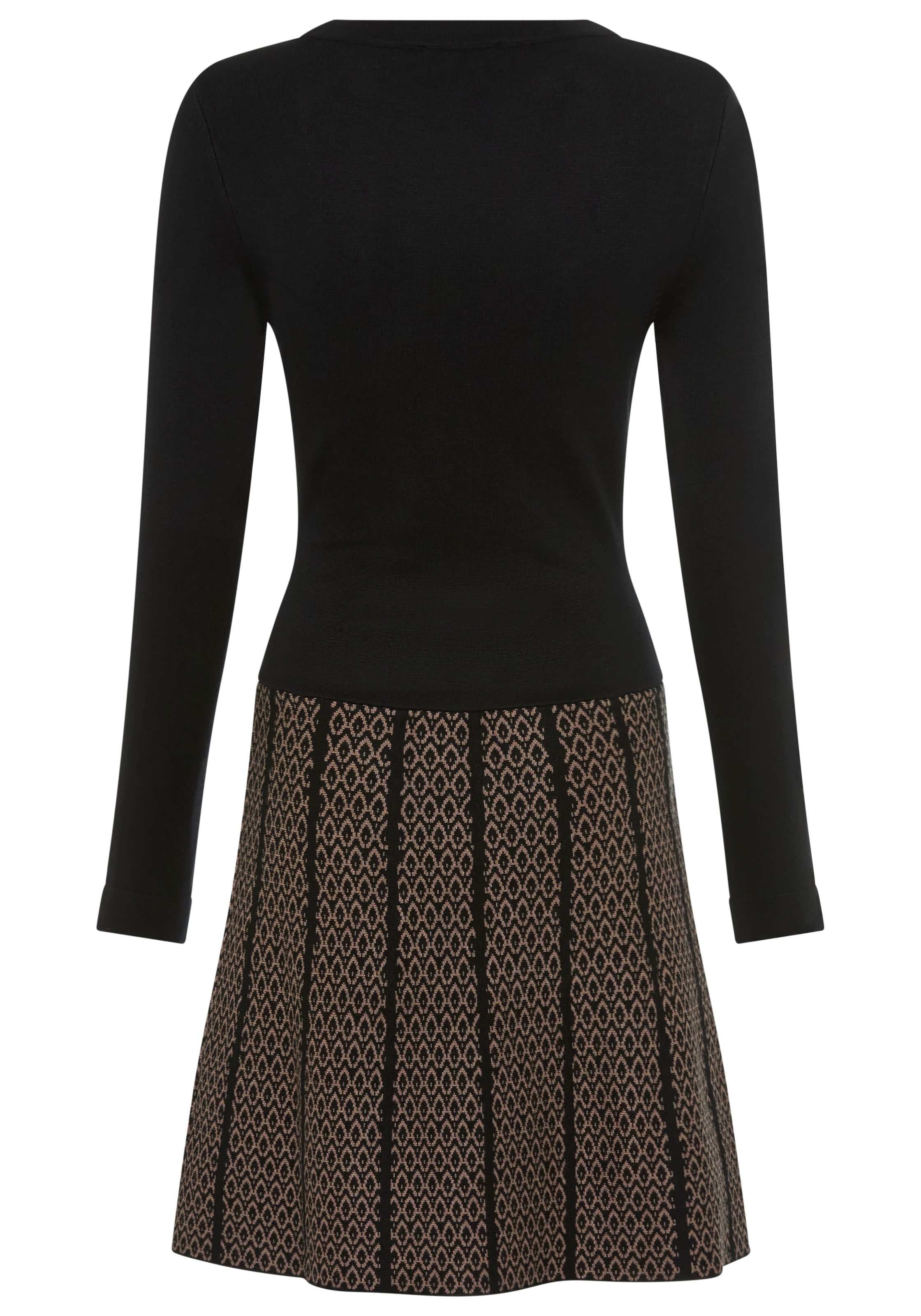 Melrose Strickkleid für Partys, figurbetont mit trendy Jacquard Muster
