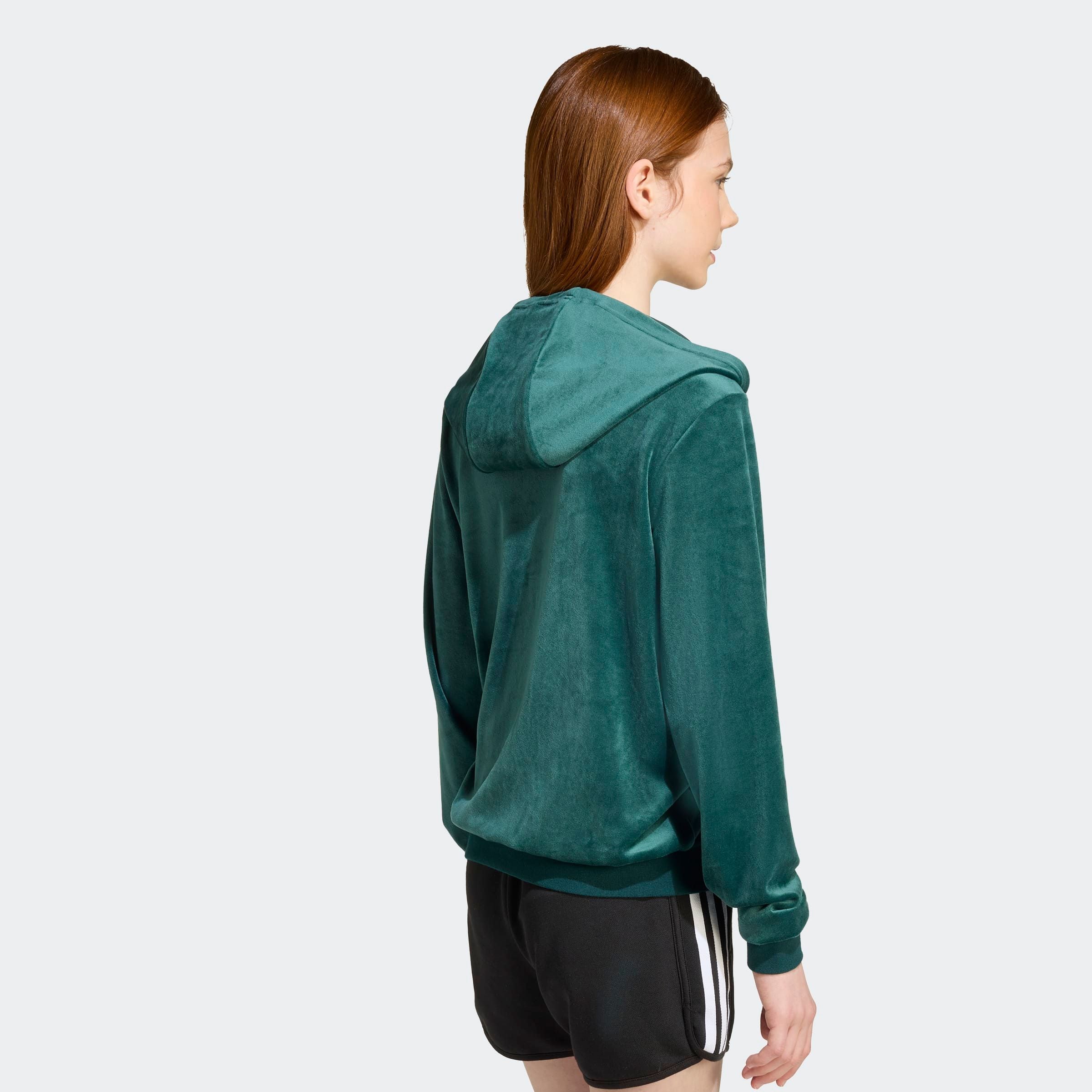 adidas Originals Sweat à capuche »AUS VELOURS MIT REISSVERSCHLUSS«
