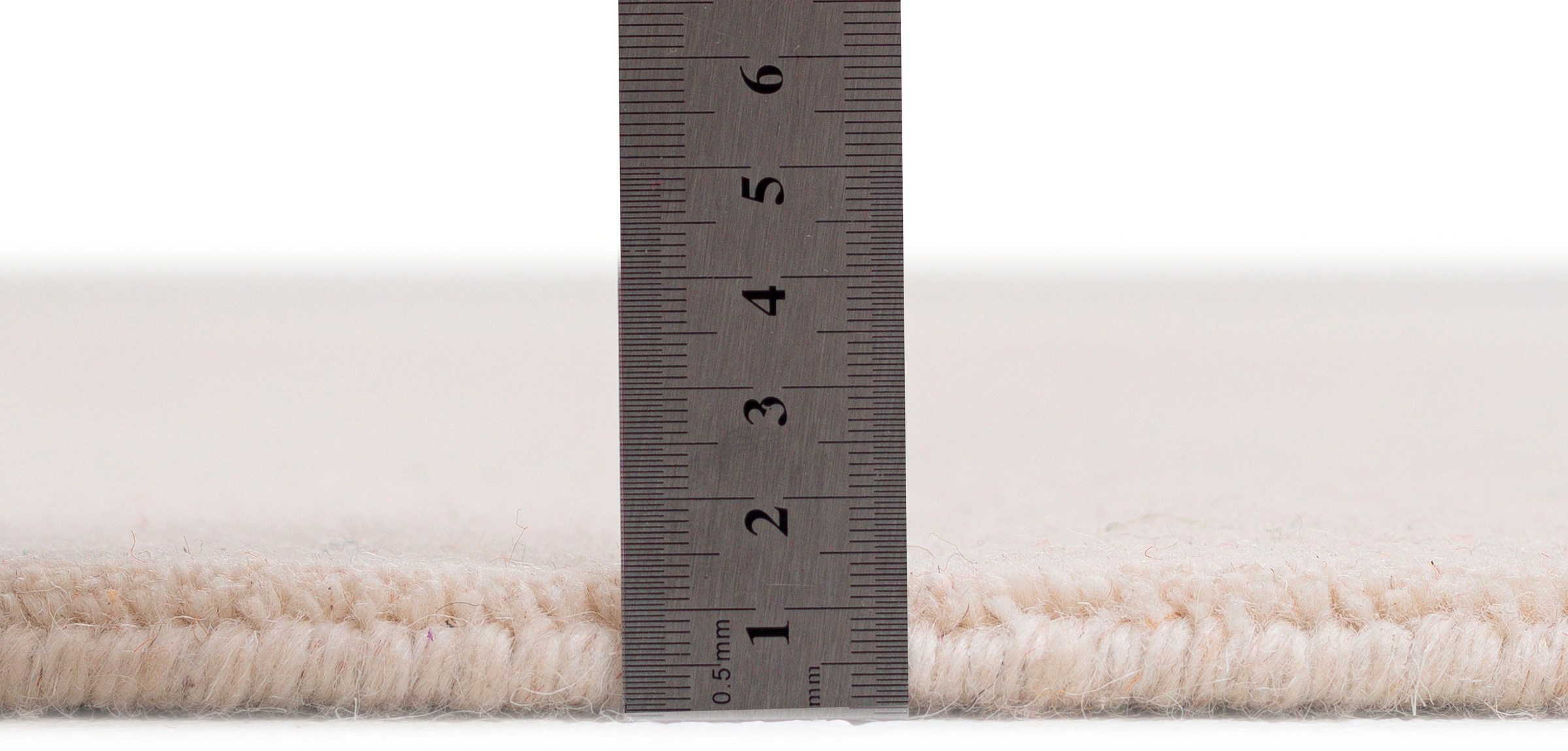 Sansibar Wollteppich »List«, rechteckig, 13 mm Höhe, Kurzflor, Handweb Teppich, meliert, reine Wolle, handgewebt