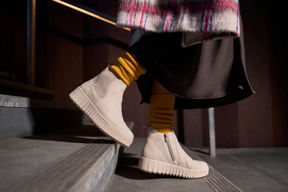 Rieker Bottes d'hiver  chelsea boots, sneakers à plateforme, bottines, fermeture éclair et stretch