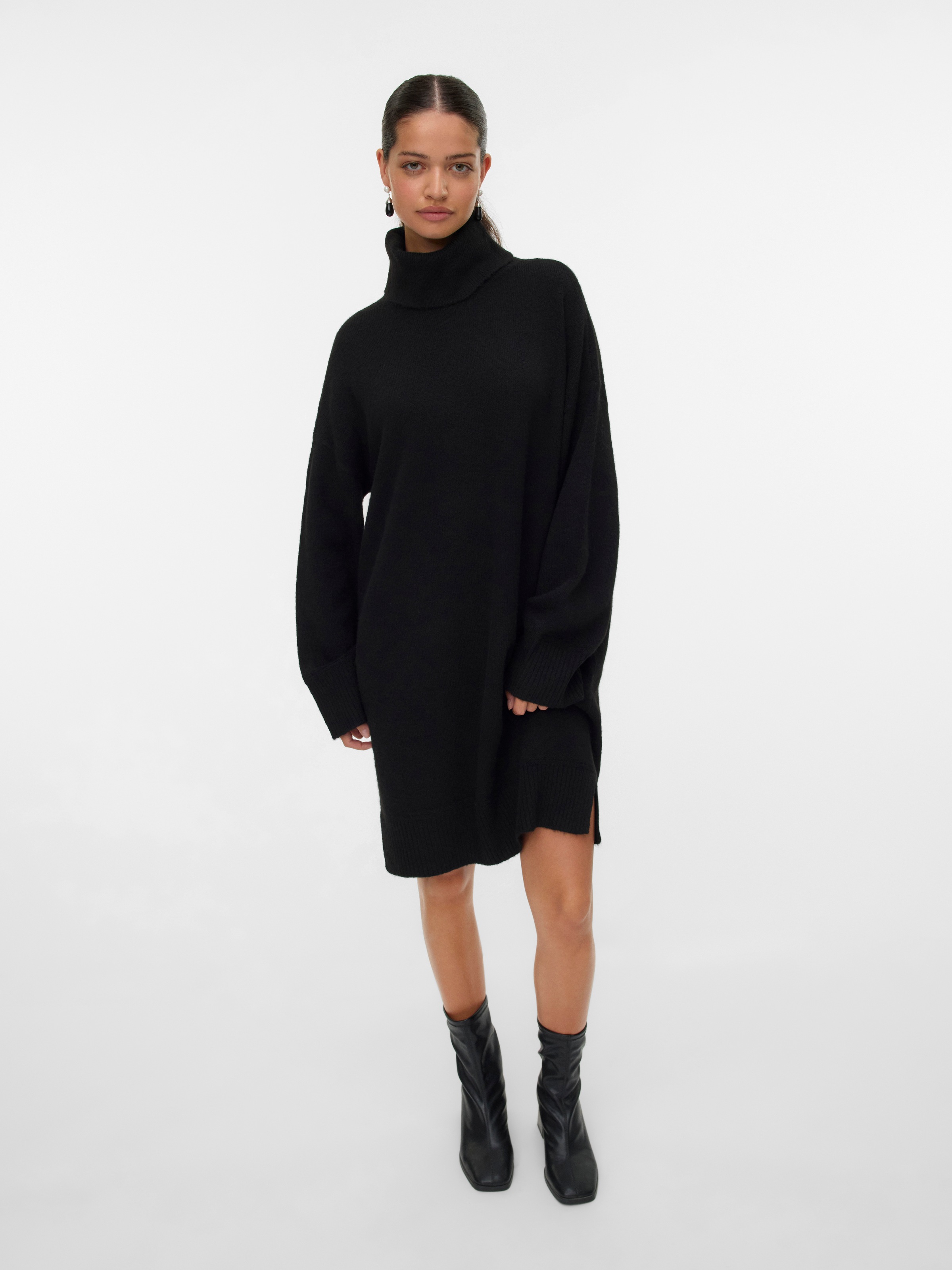 Vero Moda Robe en tricot »VMAQUARIUS LS ROLLNECK SHORT DRESS BF«