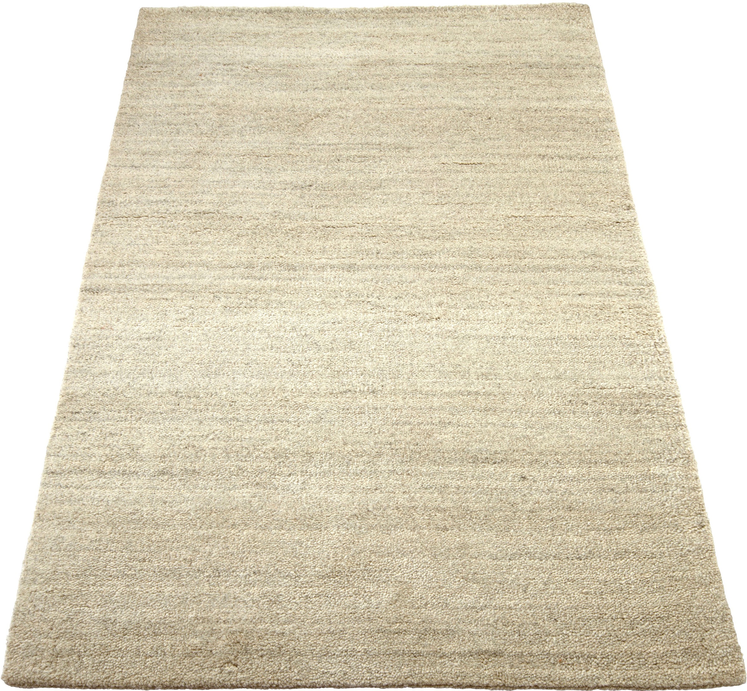 Image of Home affaire Wollteppich »Berber«, rechteckig, 10 mm Höhe, Kurzflor, einfarbig, pflegeleicht, robust, idealer Teppich für Wohnzimmer & Schlafzimmer bei Ackermann Versand Schweiz