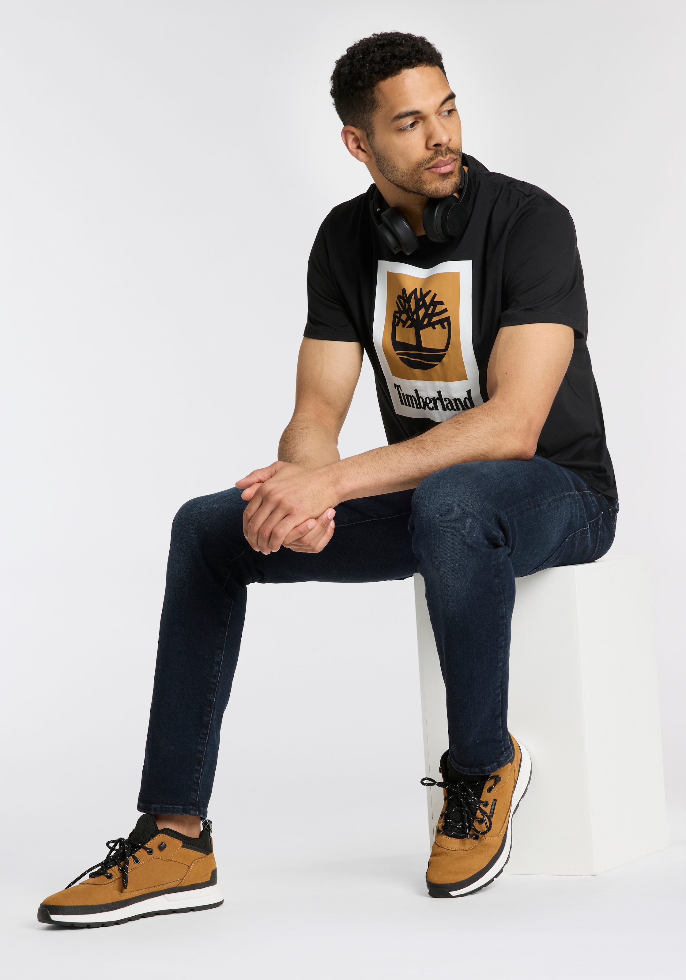 Timberland T-Shirt »STACK LOGO Colored Short Sleeve Tee«, (1 tlg.), UNISEX