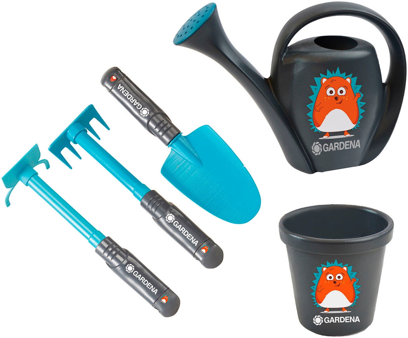 Image of Happy People Kinder-Gartenset "GARDENA Starter Set Igel"