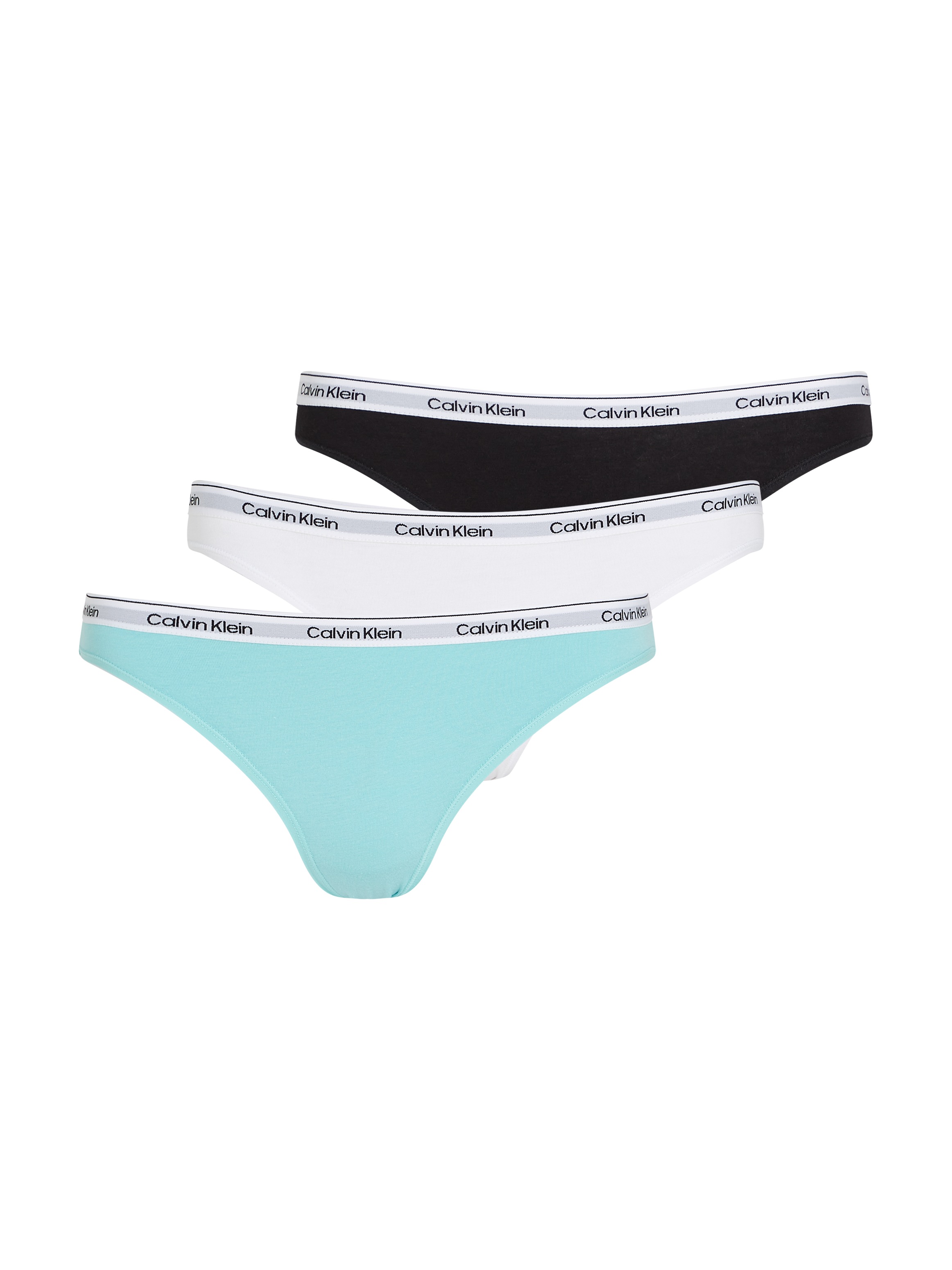 Calvin Klein Underwear Bikinislip »3 PACK BIKINI (LOW-RISE)«, (3 St.), Low Rise mit Logobund