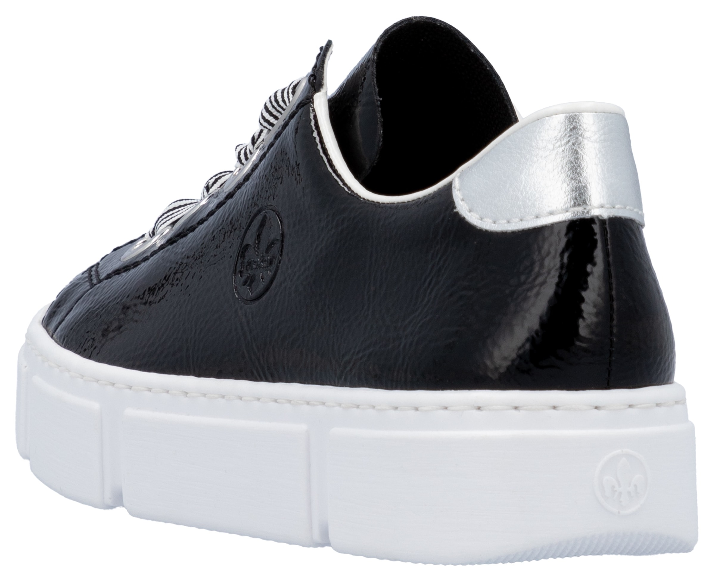 Rieker Sneaker, mit trendigen Schnürsenkeln, Freizeitschuh, Halbschuh, Schnürschuh