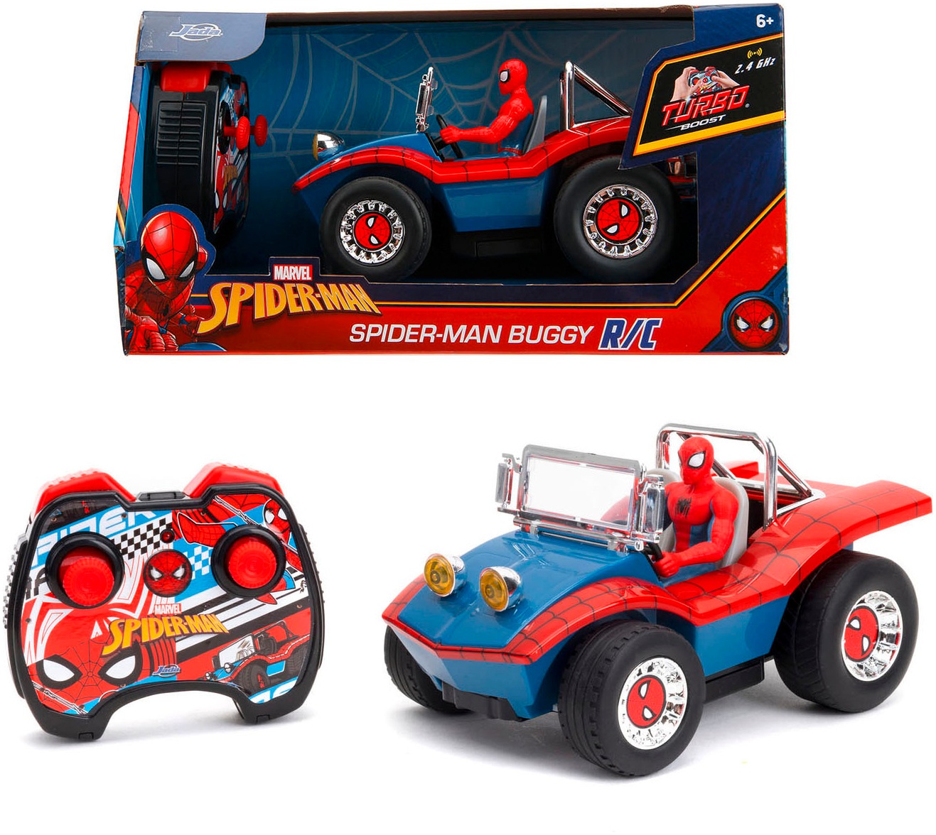 Image of JADA RC-Buggy "Marvel Spider-Man RC Buggy, 1:24, 2,4GHz"