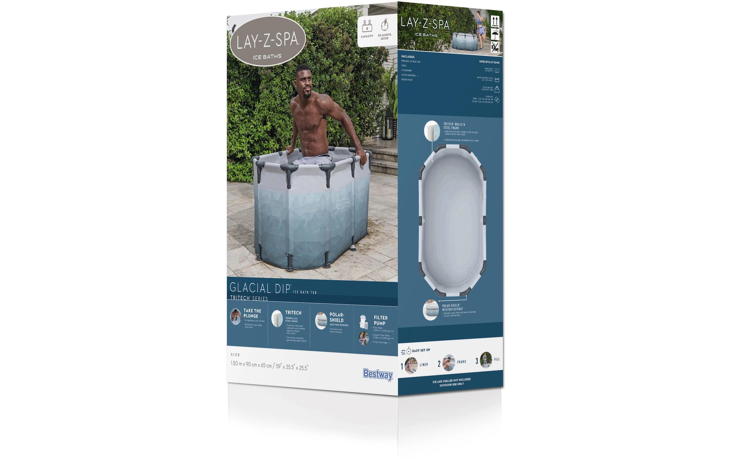 Bestway Pool »oval 90 x 65 cm«