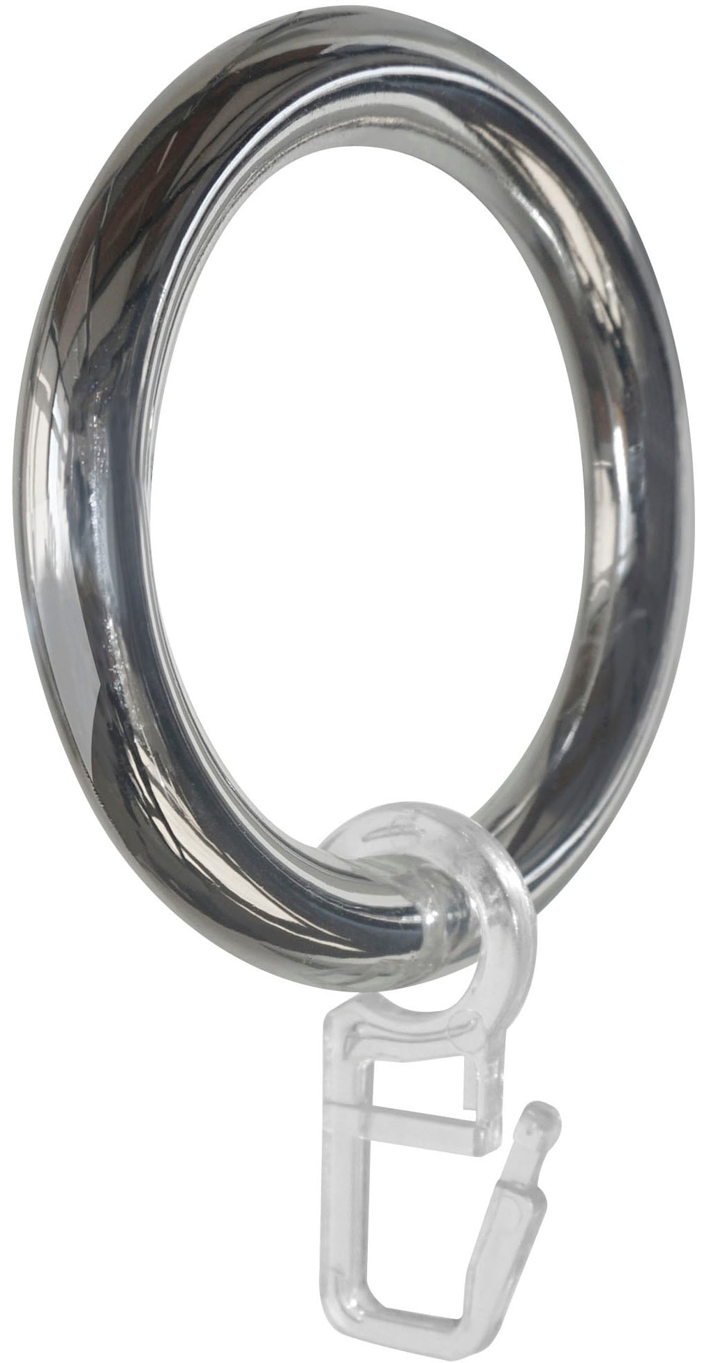 Image of GARESA Gardinenring "Kunststoffring mit Haken" für Durchmesser bis 28mm, einfache Montage