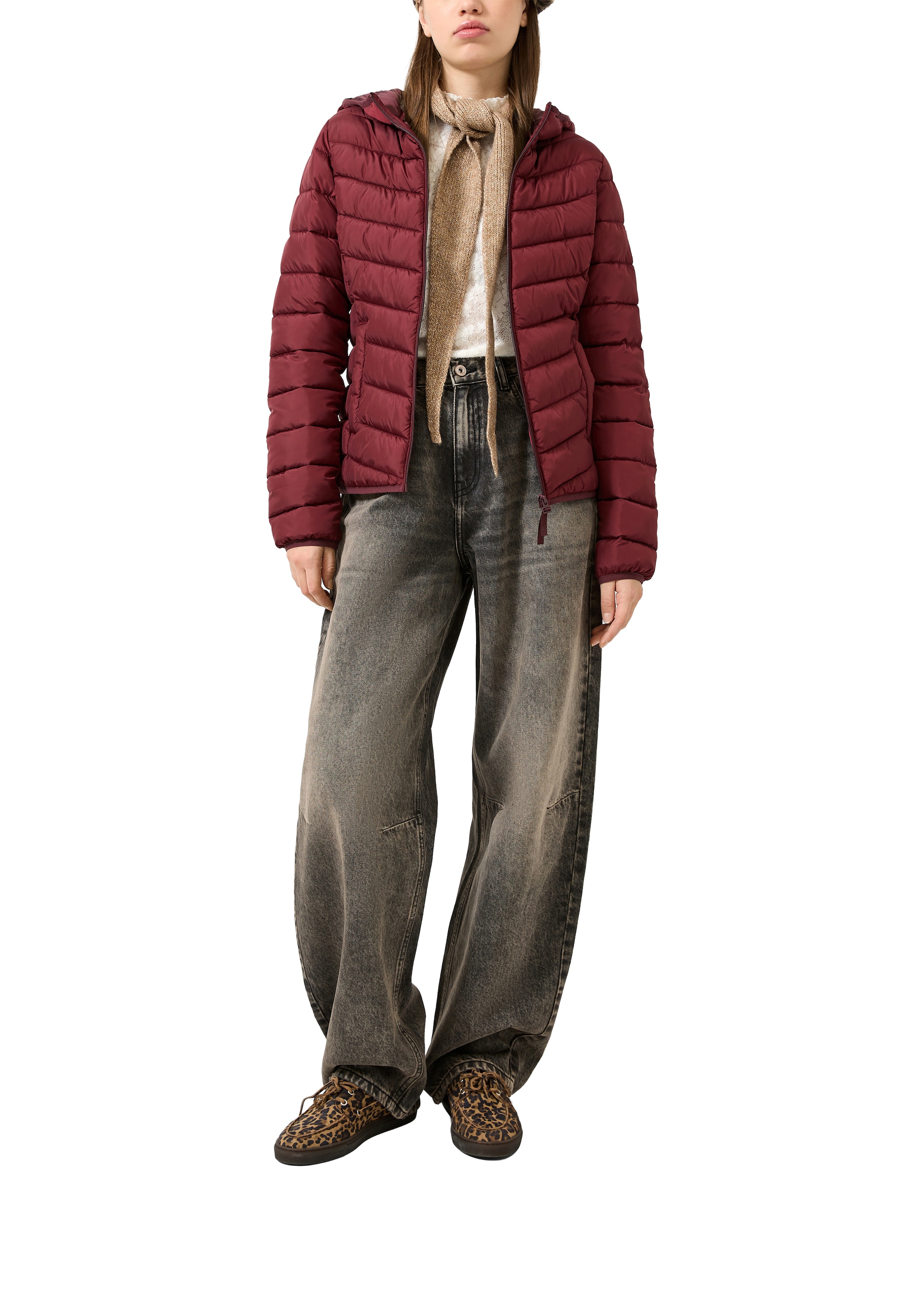 QS Veste matelassée avec capuche Winterjacke mit Kapuze