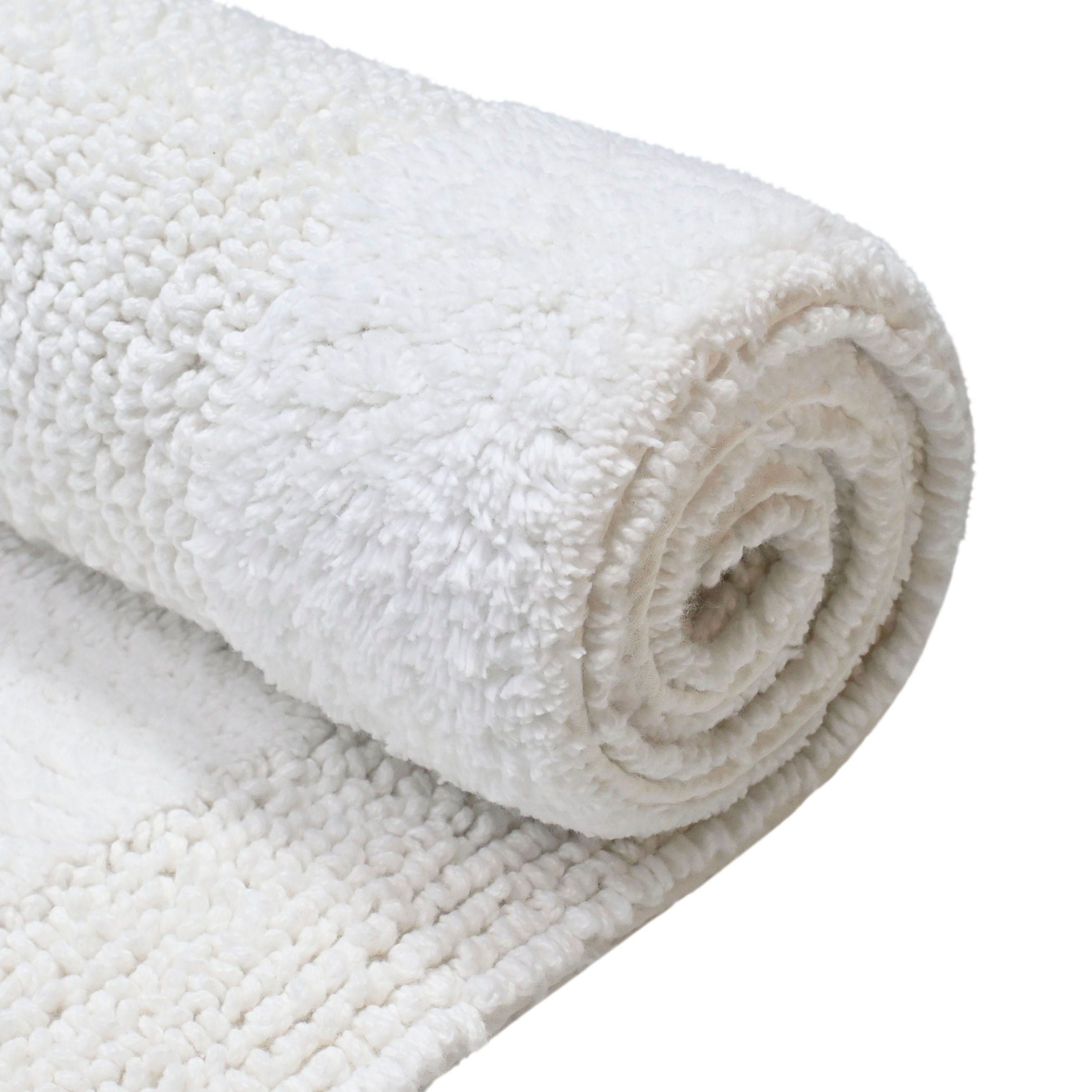 my home Badematte »Kapra, Badvorleger, Badezimmer Teppich« Höhe 14 mm beidseitig nutzbar | fussbodenheizungsgeeignet | strapazierfähig mit Bordüre, Badteppich, Badematte, Baumwolle