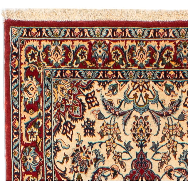 morgenland Orientteppich »Perser - Isfahan - Premium - 240 x 81 cm -  beige«, rechteckig, Wohnzimmer, Handgeknüpft, Einzelstück mit Zertifikat  günstig kaufen