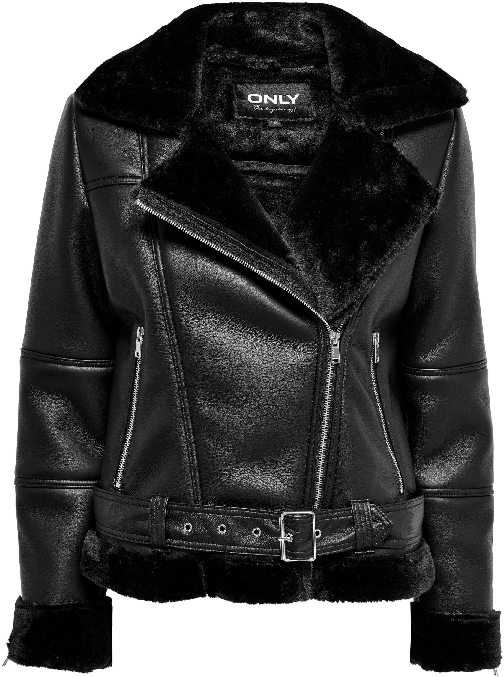 Image of Only Lederimitatjacke »ONLAGNETE FAUX LEATHER BIKER JKT OTW«, im Biker-Style bei Ackermann Versand Schweiz