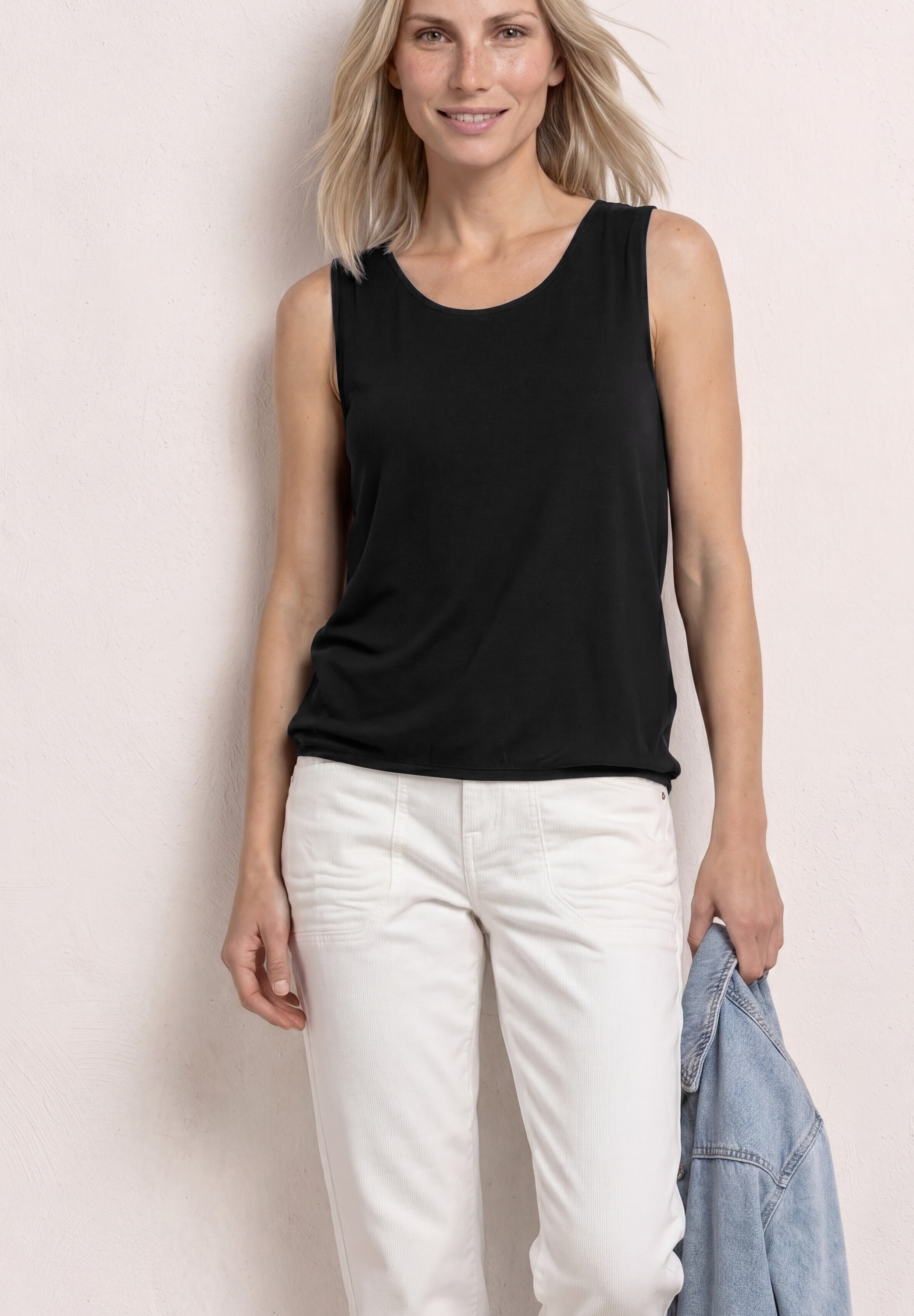 Image of STREET ONE Shirttop Sommertop mit Elastiksaum