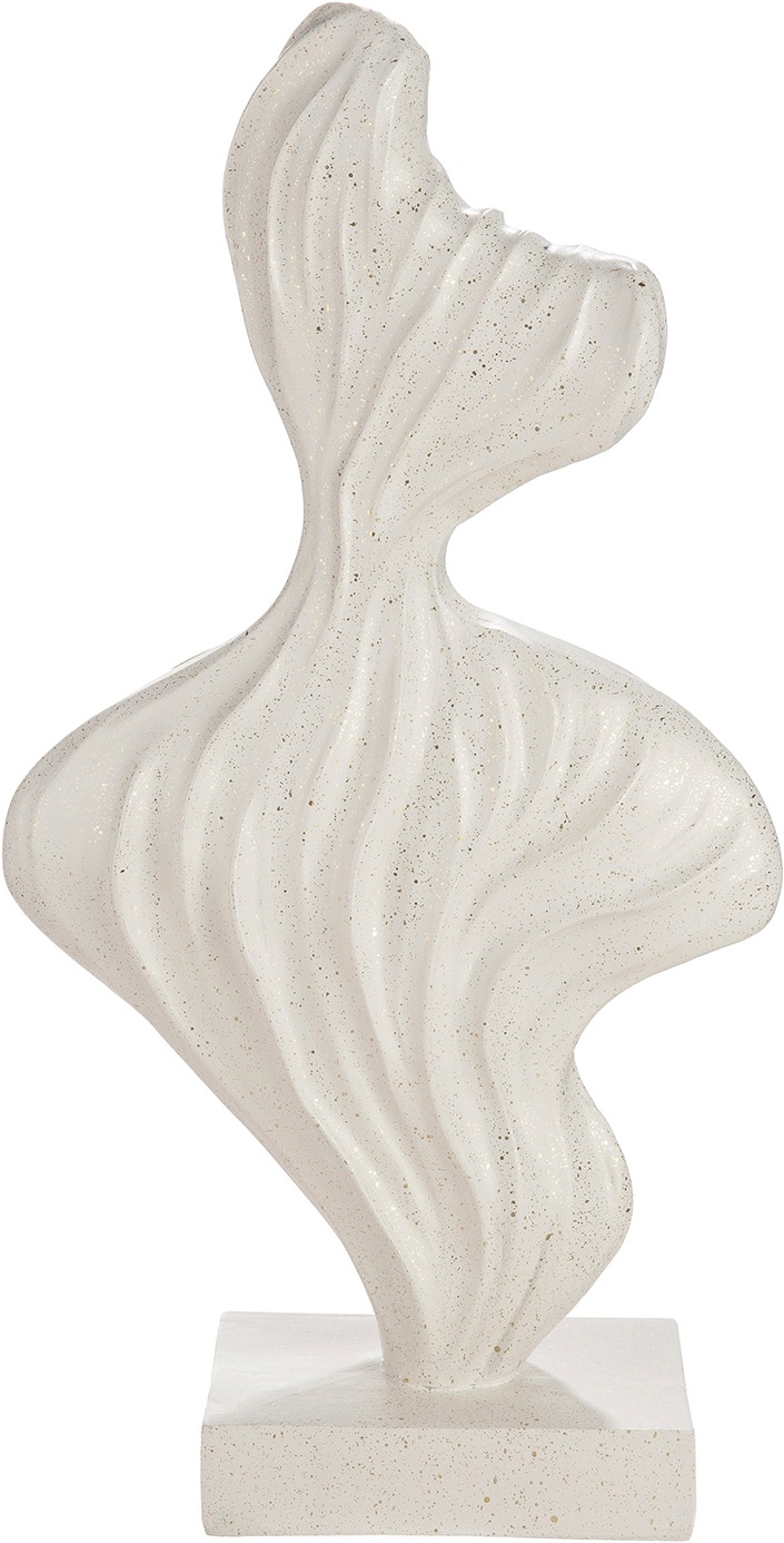 Image of Casablanca by Gilde Skulptur "Skulptur Structo creme" Strukturskulptur abstrakte Deko modernes Kunstobjekt Designskulptur