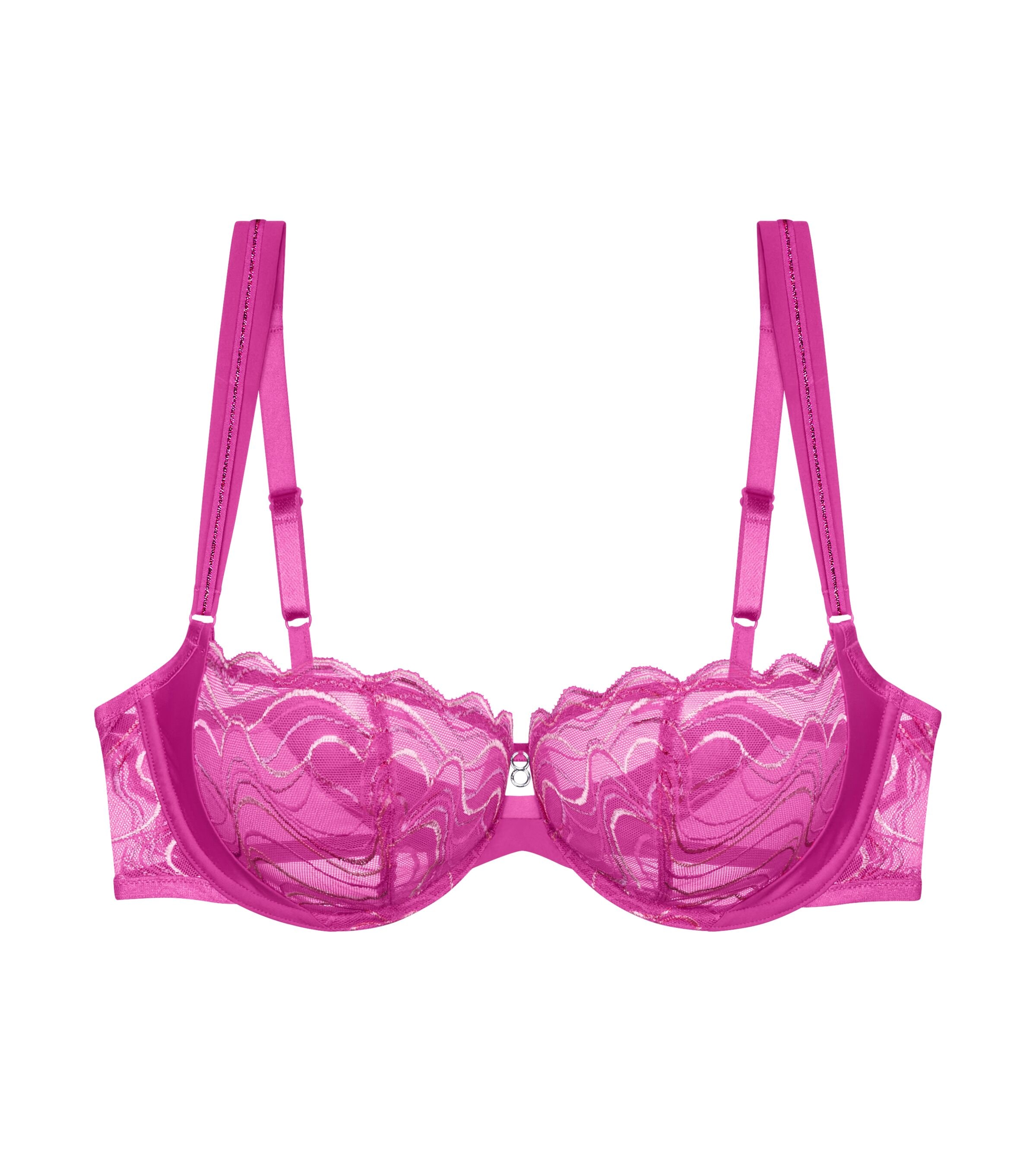 Triumph Balconette-BH »Palina Waves of Glow« leichter Hebe-Effekt, Spitze, verzierte Träger