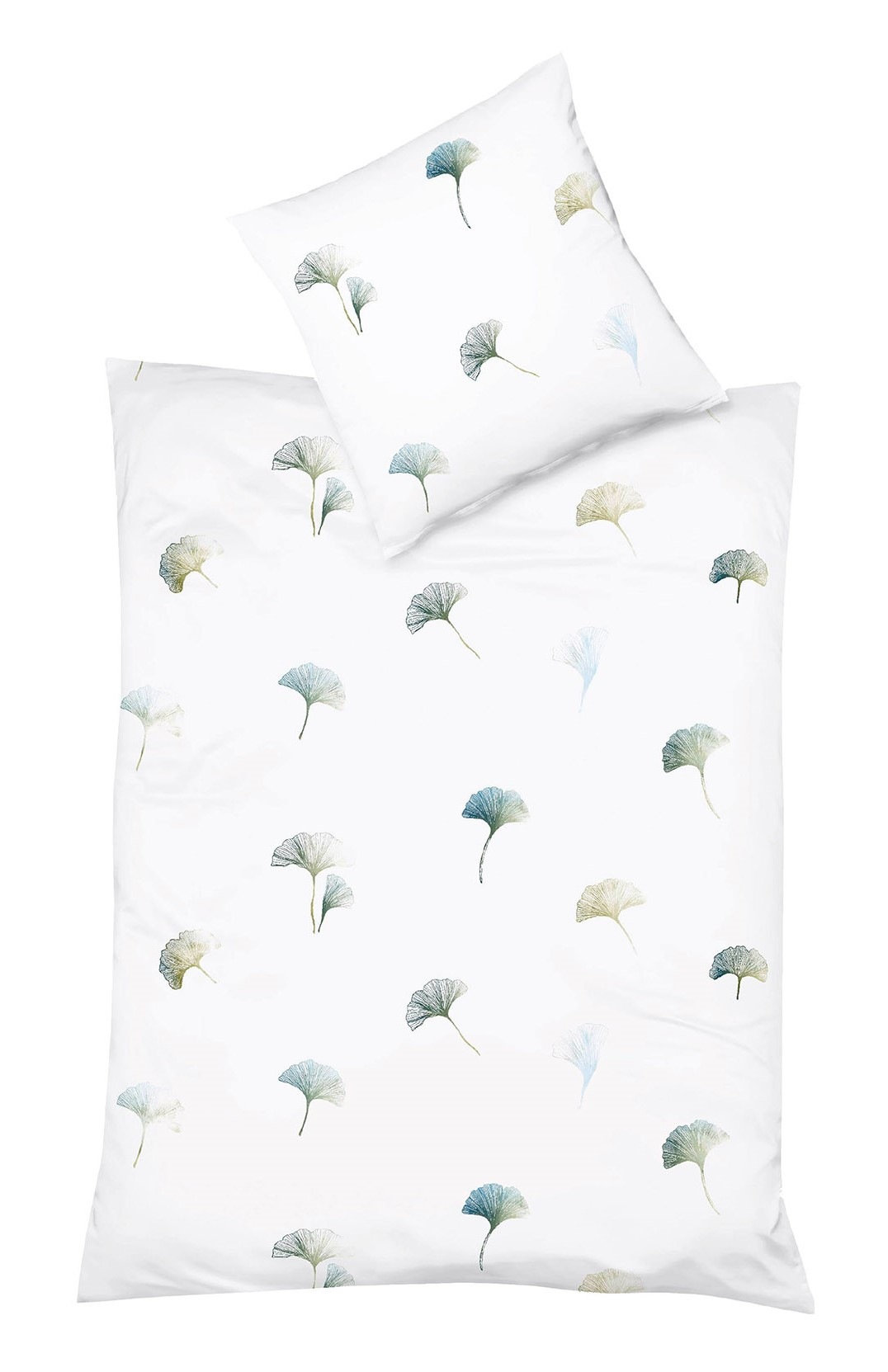 Image of fleuresse Wendebettwäsche »Saint Tropez 4210 (2/3tlg.)«, (2 tlg.), Mako-Batist, mit Ginkgo-Blättern bei Ackermann Versand Schweiz