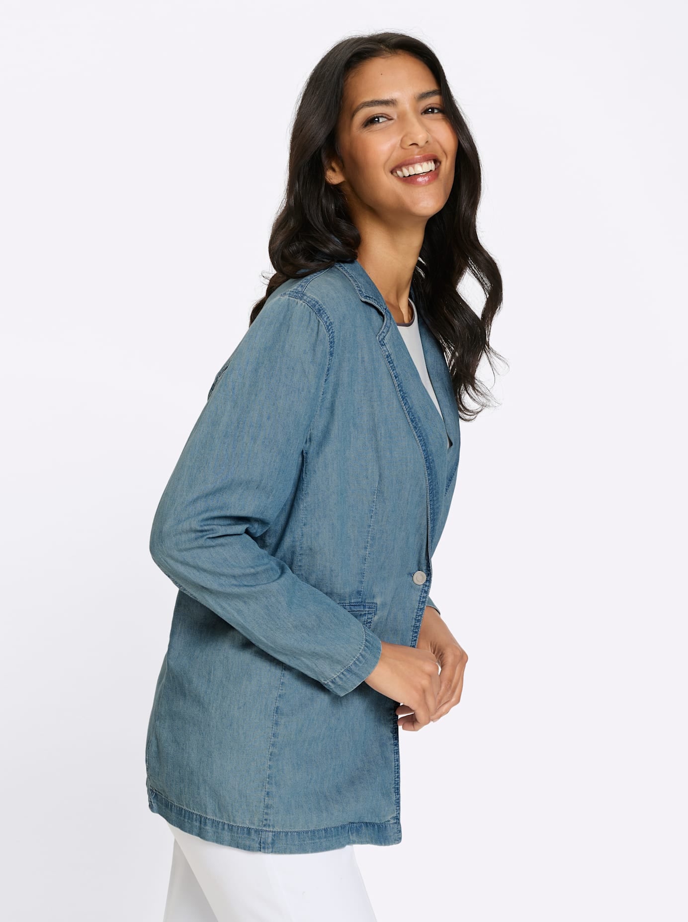 Classic Basics Veste en jean ohne Kapuze