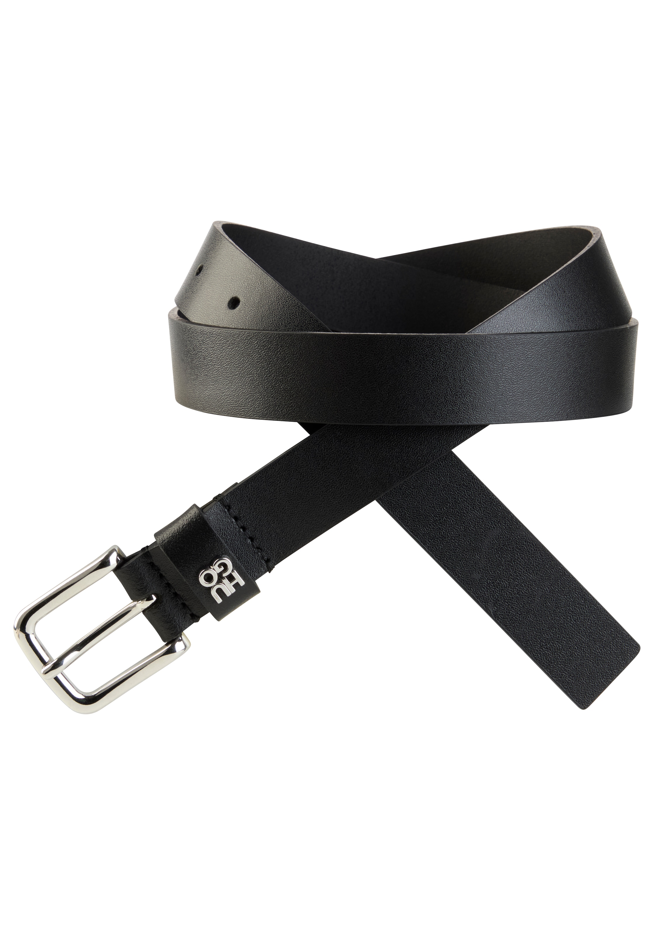 HUGO Ledergürtel »Tina HU-GO« mit Logo-Pin