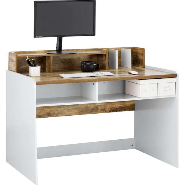 GOODproduct Schreibtisch »Jaaron«, Breite 120 cm, 7 offene Fächer  versandkostenfrei auf
