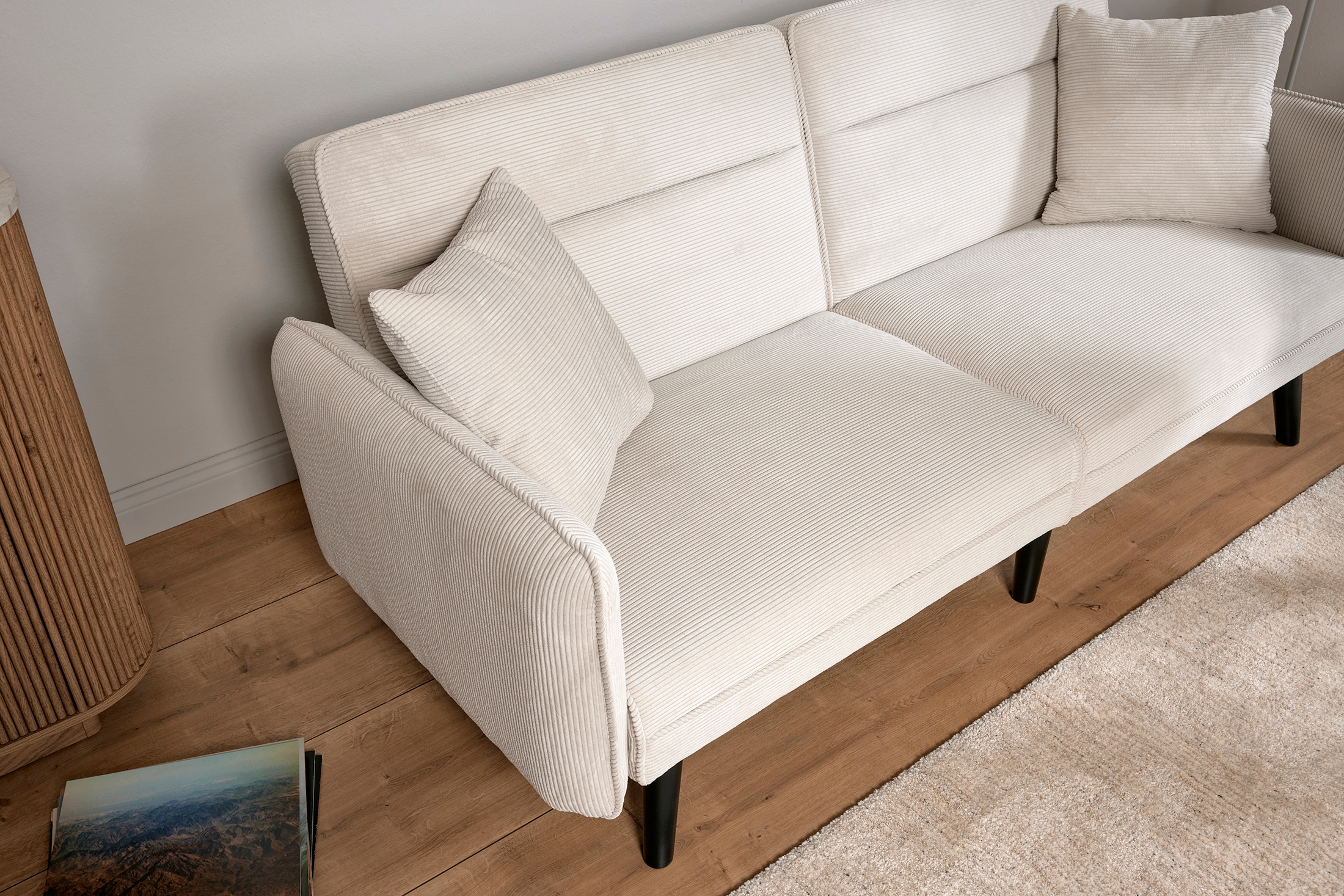 Jahnke Schlafsofa »CHILLAX LINE« mit Relax-und Schlaffunktion, inkl. Kissen, Breite 191 cm