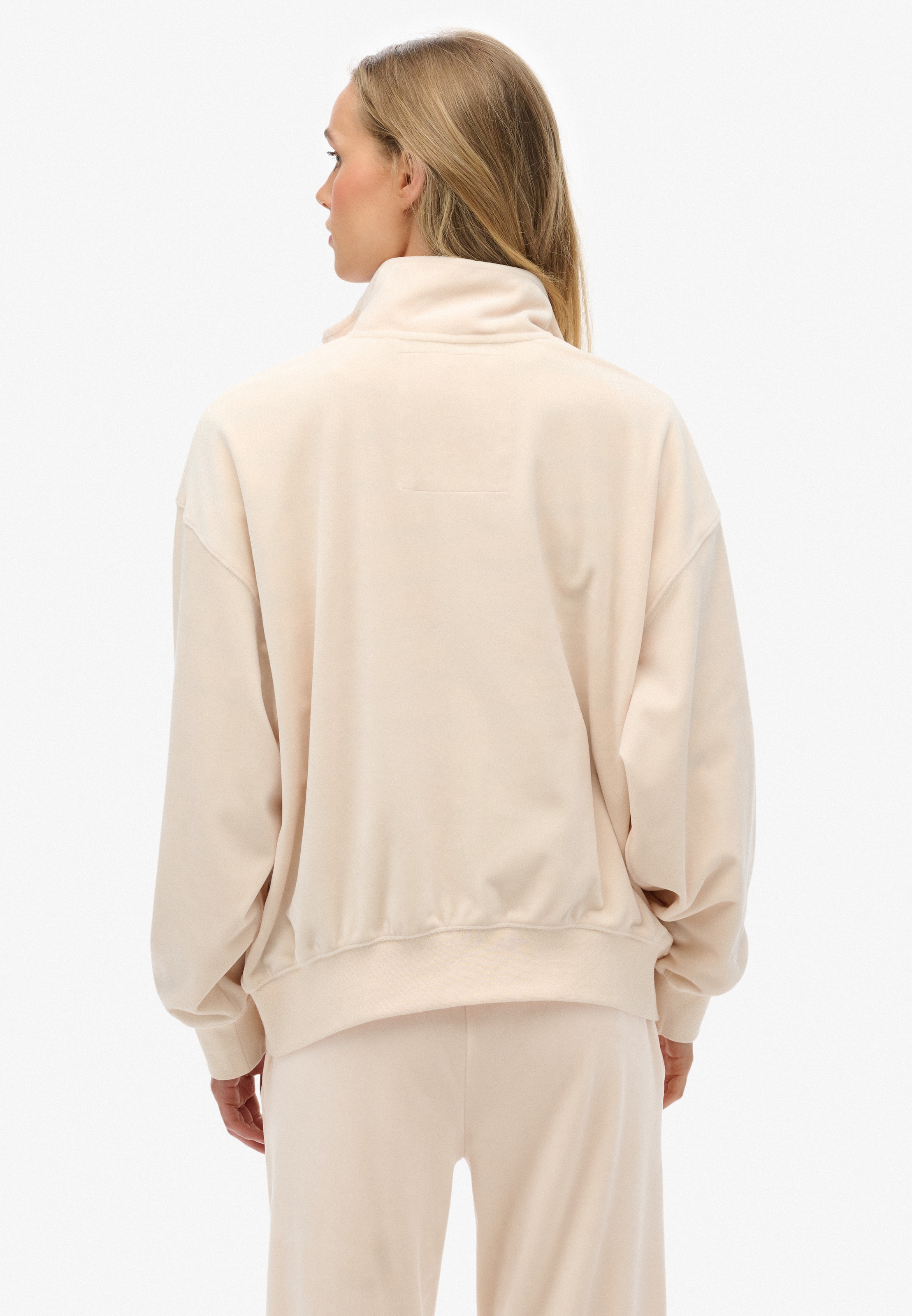 Superdry Sweatshirt »COUNTRY CLUB VELOUR 1/4 ZIP«