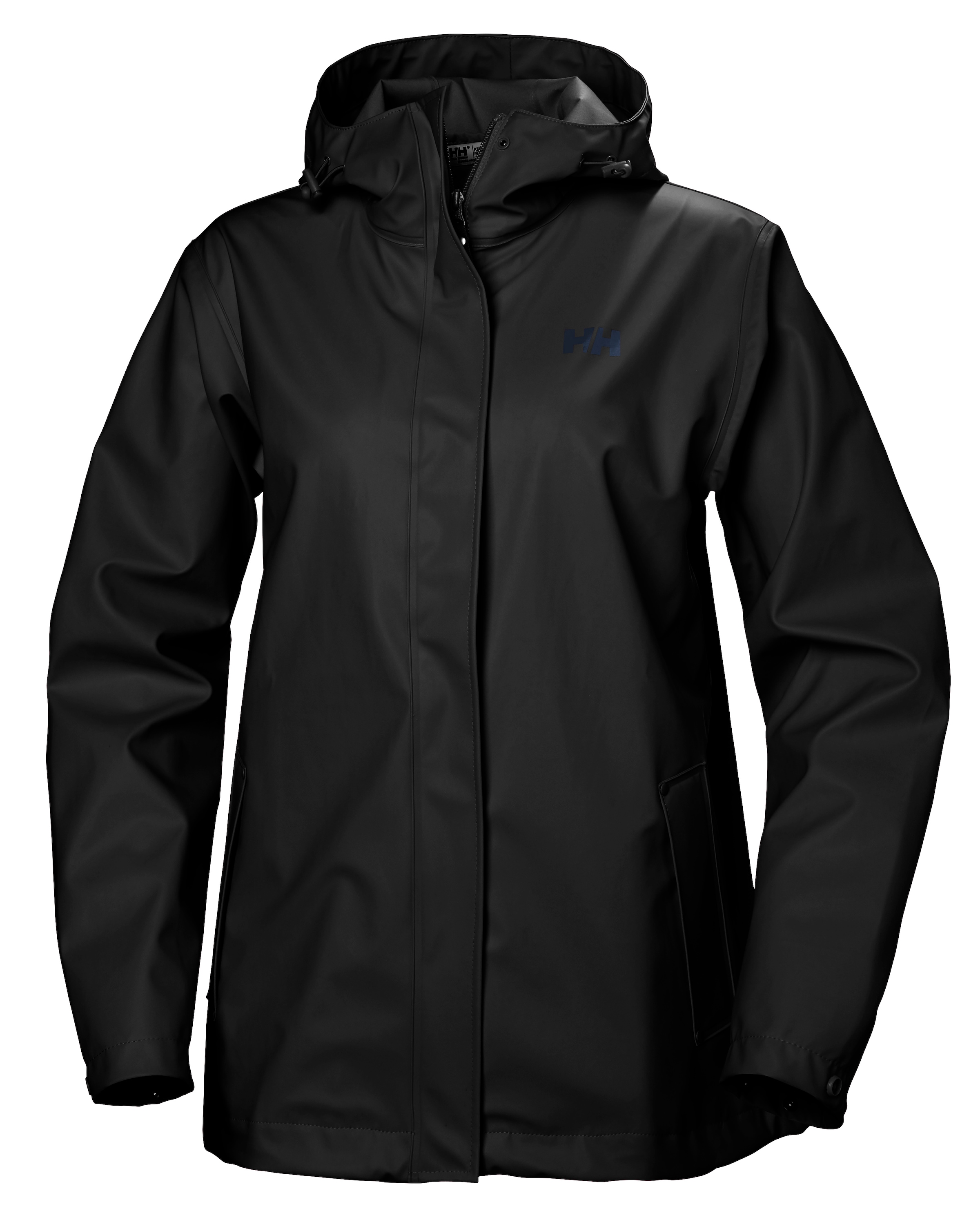 Helly Hansen Veste de pluie »W MOSS JACKET« avec capuche avec col montant, coupe-vent, tissu PU imperméable