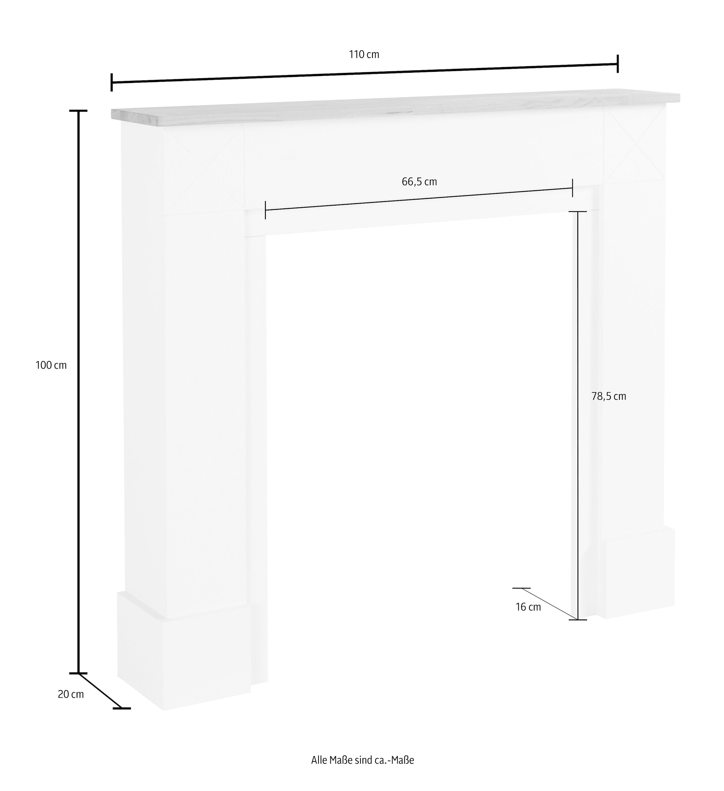 Home affaire Kaminumbauschrank »Skive«, Kaminumbau, Breite 110 cm