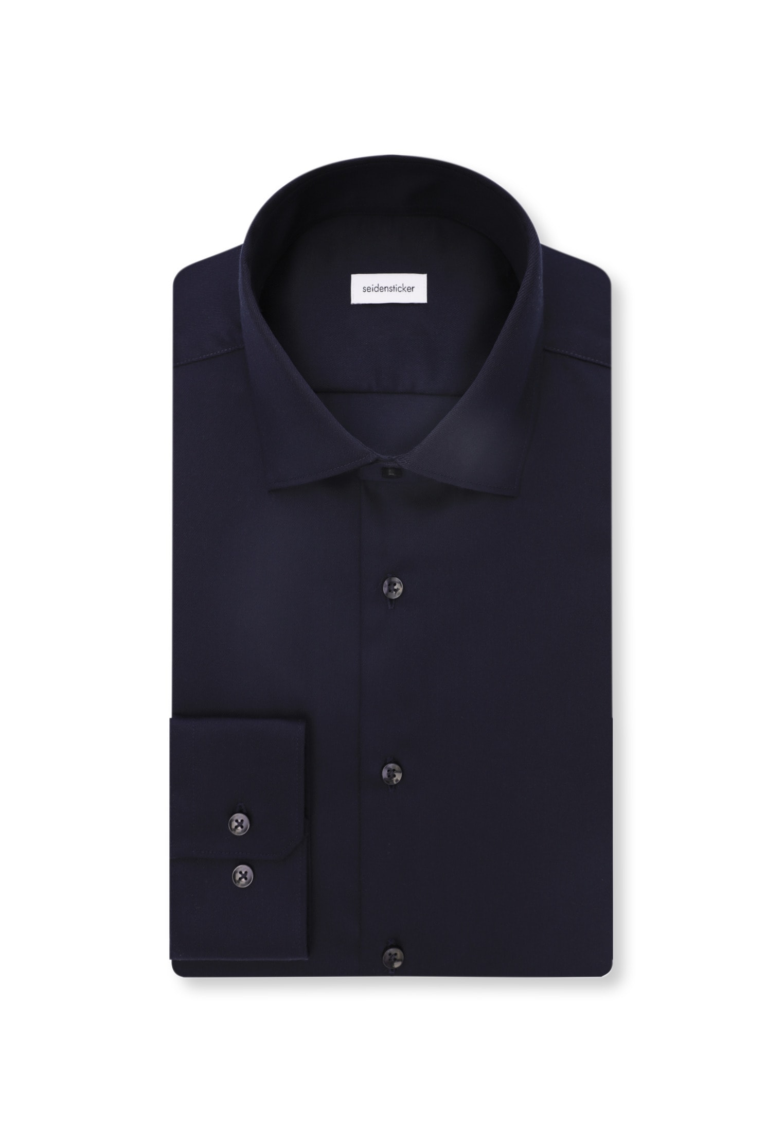 seidensticker Businesshemd »Schwarze Rose« Shaped 1/1 Kentkragen Uni