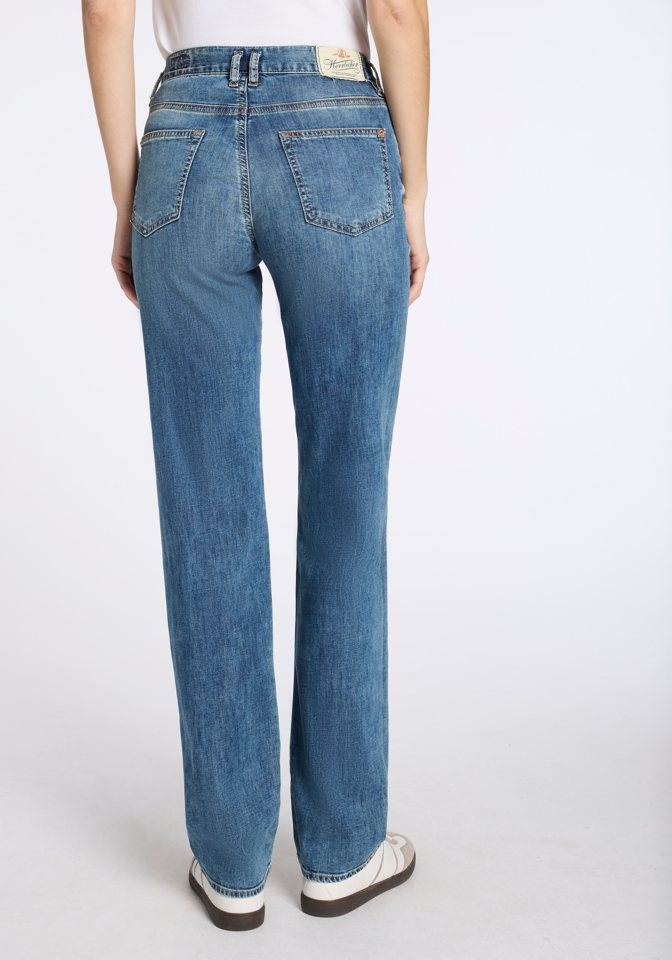 Herrlicher Jeans droit »Breezy Straight Denim Light« aus leichtem Denim
