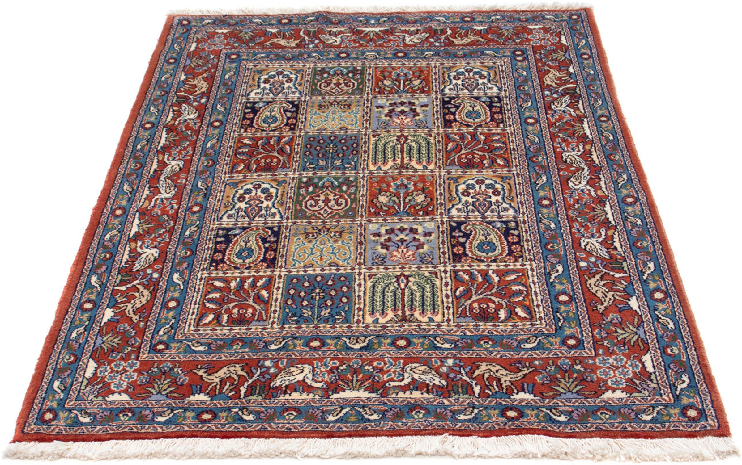 Image of morgenland Orientteppich »Perser - Classic - 148 x 102 cm - mehrfarbig«, rechteckig, 10 mm Höhe, Wohnzimmer, Handgeknüpft, Einzelstück mit Zertifikat bei Ackermann Versand Schweiz