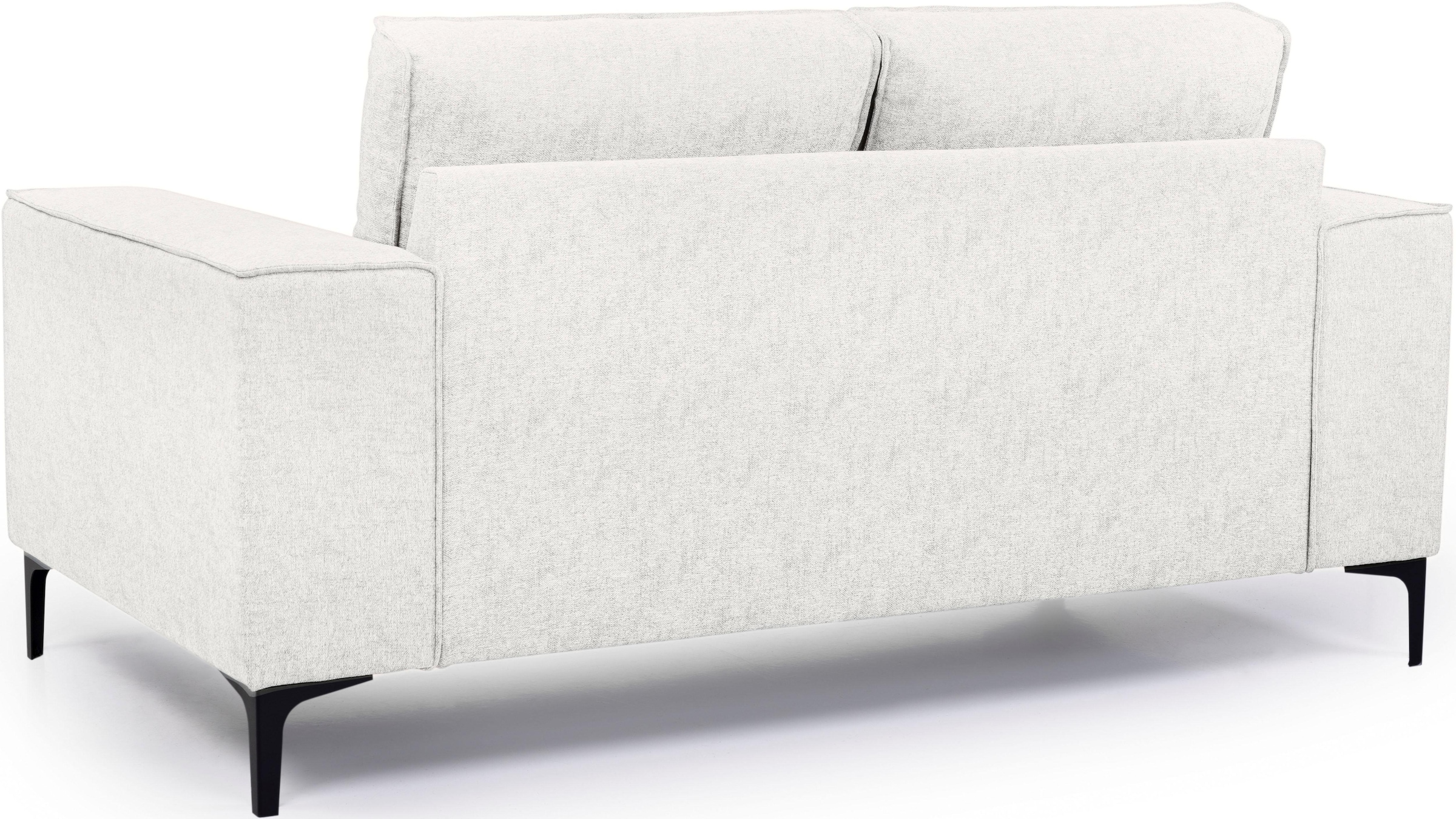 GOODproduct 2-places »Kompaktsofa Oland, Struktur, Flachgewebe, Luxus-Microfaser, Boucle« 164 cm, Wellenunterfederung, Skandi-Design, Metallfüsse