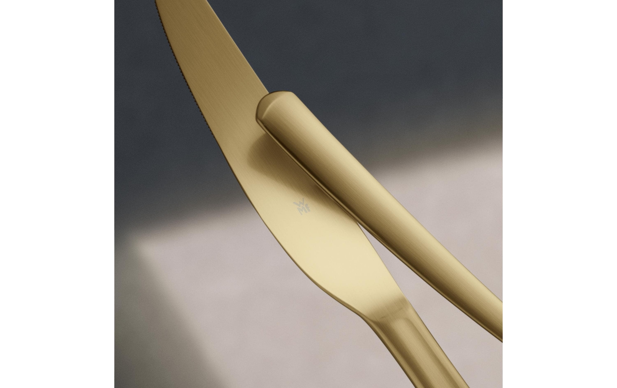 WMF Set de couverts »Boston in edler Optik, ergonomische Haptik, Messer mit Wellenschliff« optimale Schärfe, rostfrei, edel, hochwertiger Besteckkasten