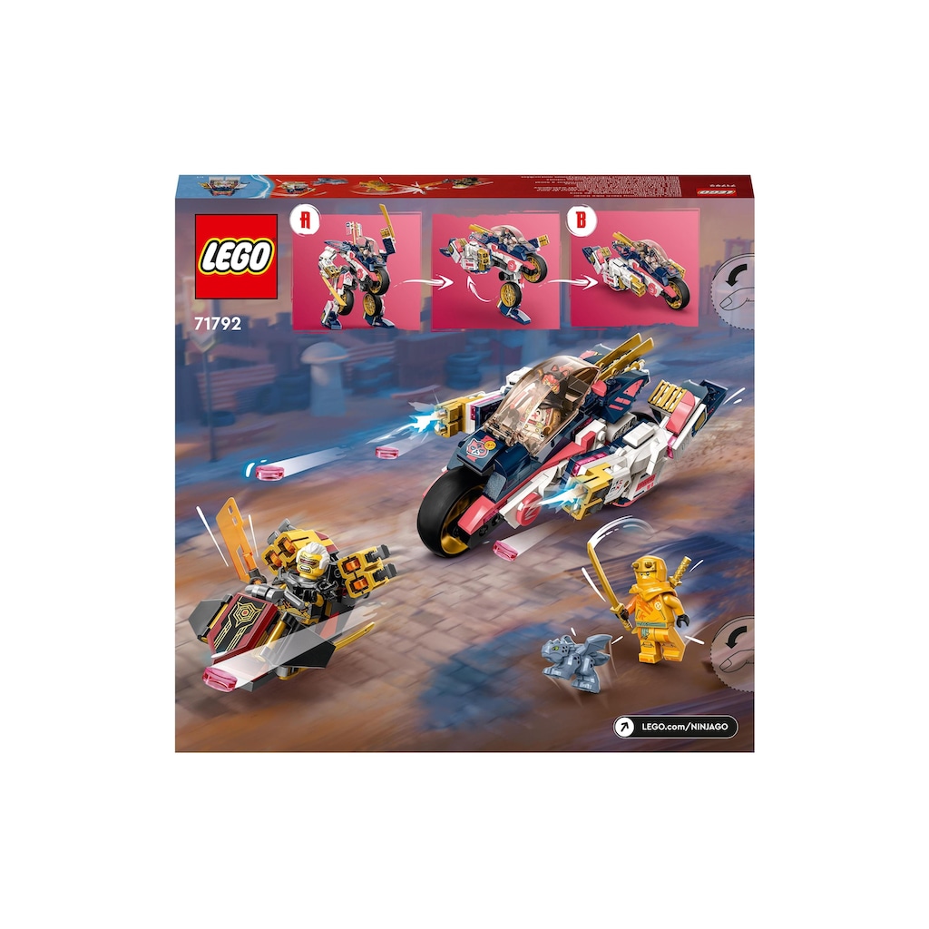 LEGO® Spielbausteine »Ninjago Soras Mech-Bike 71792«, (384 St.)