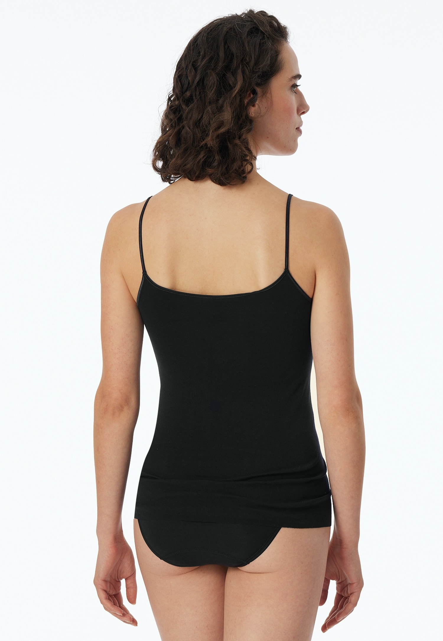 Schiesser Spaghettitop »Luxury« ohne störende Seitennähte, schmale Träger, extraflache Abschlüsse