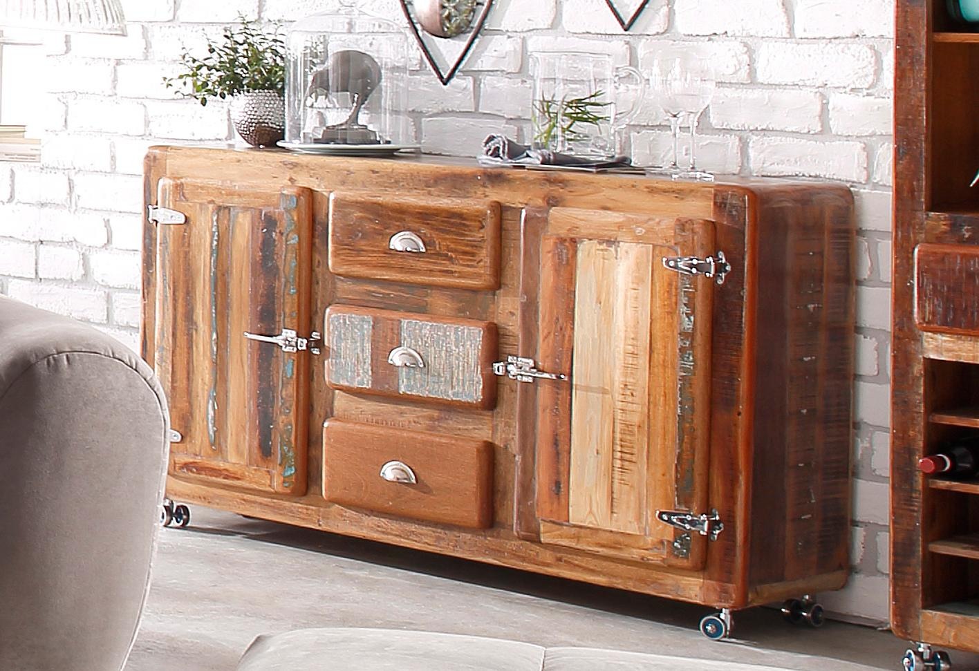 Image of SIT Sideboard »Fridge«, Breite 150 cm, mit Kühlschrankgriffen, Shabby Chic, Vintage bei Ackermann Versand Schweiz