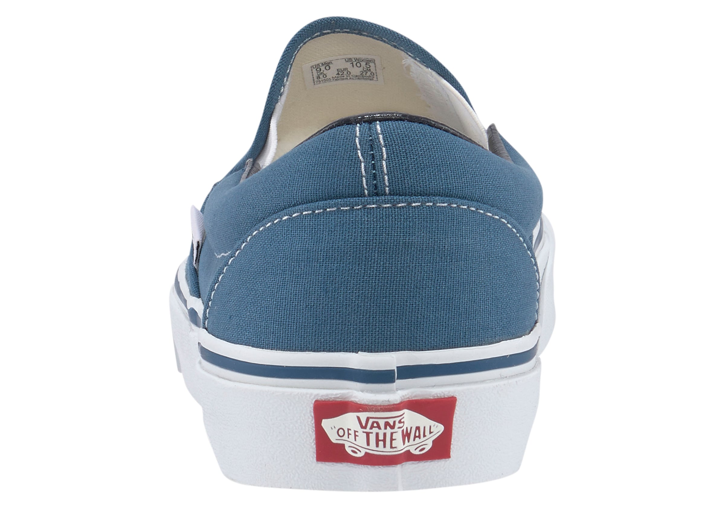 Vans Sneaker »Classic Slip-On«, aus textilem Canvas-Material