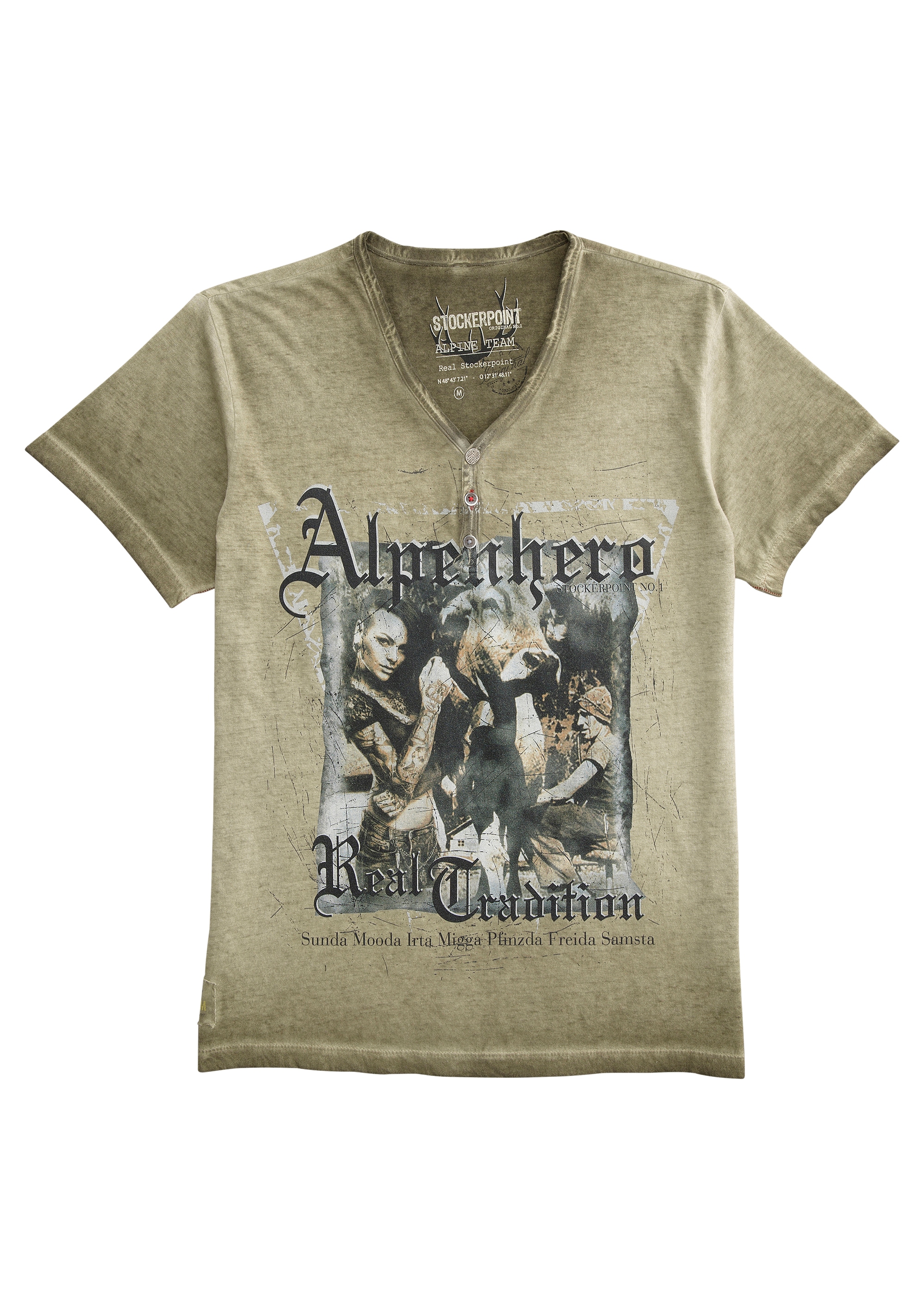 Image of Stockerpoint Trachtenshirt, mit Knopfleiste bei Ackermann Versand Schweiz