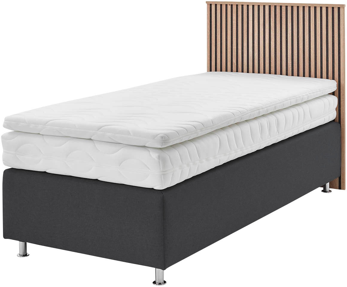 Westfalia Schlafkomfort Boxspringbett »Quercus« wahlweise mit LED-Beluchtung, 3 Matratzenarten zur Auswahl