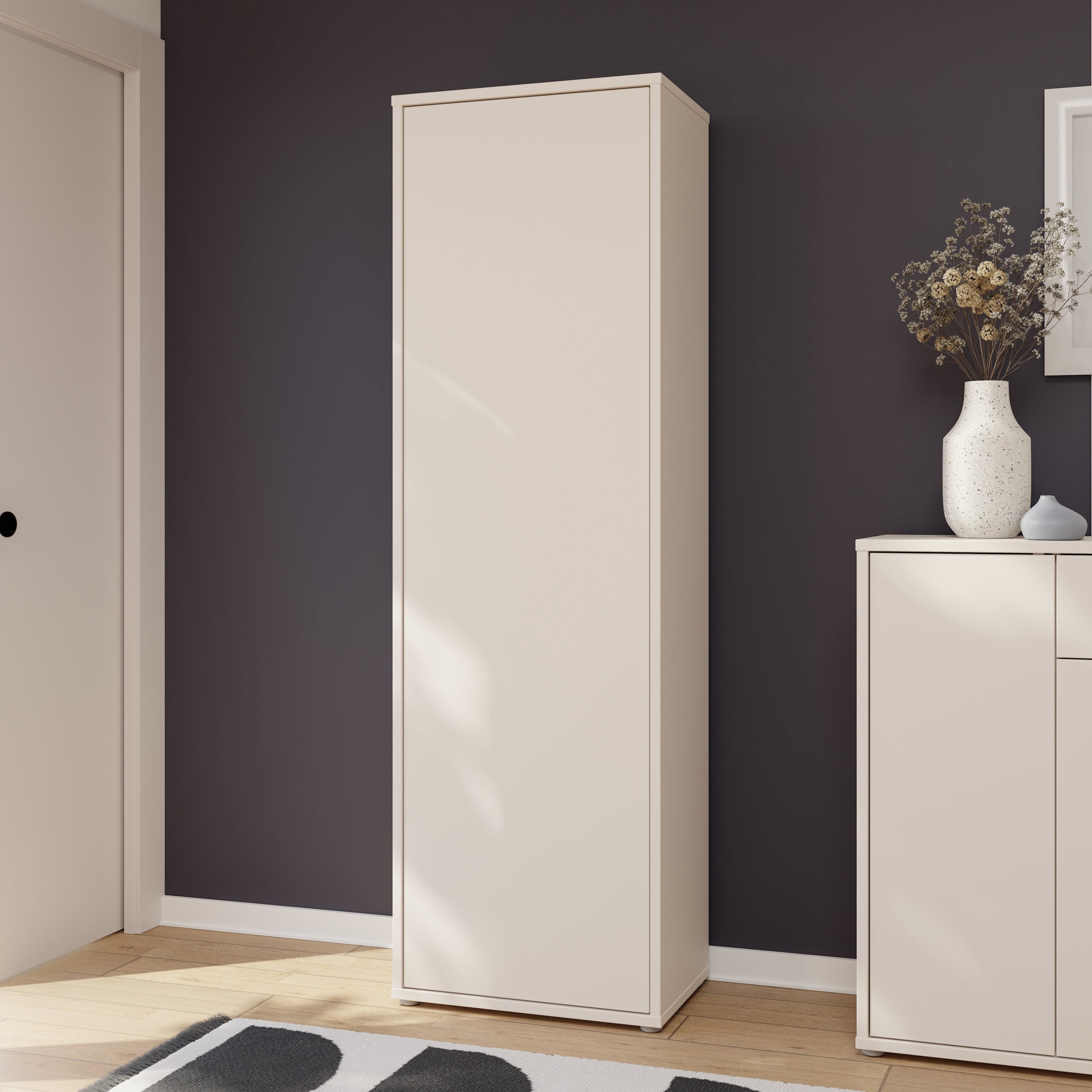 FORTE Armoire vestiaire »Alice Springs« L/H/P 59,8/191,9/34,9 cm Push to open
