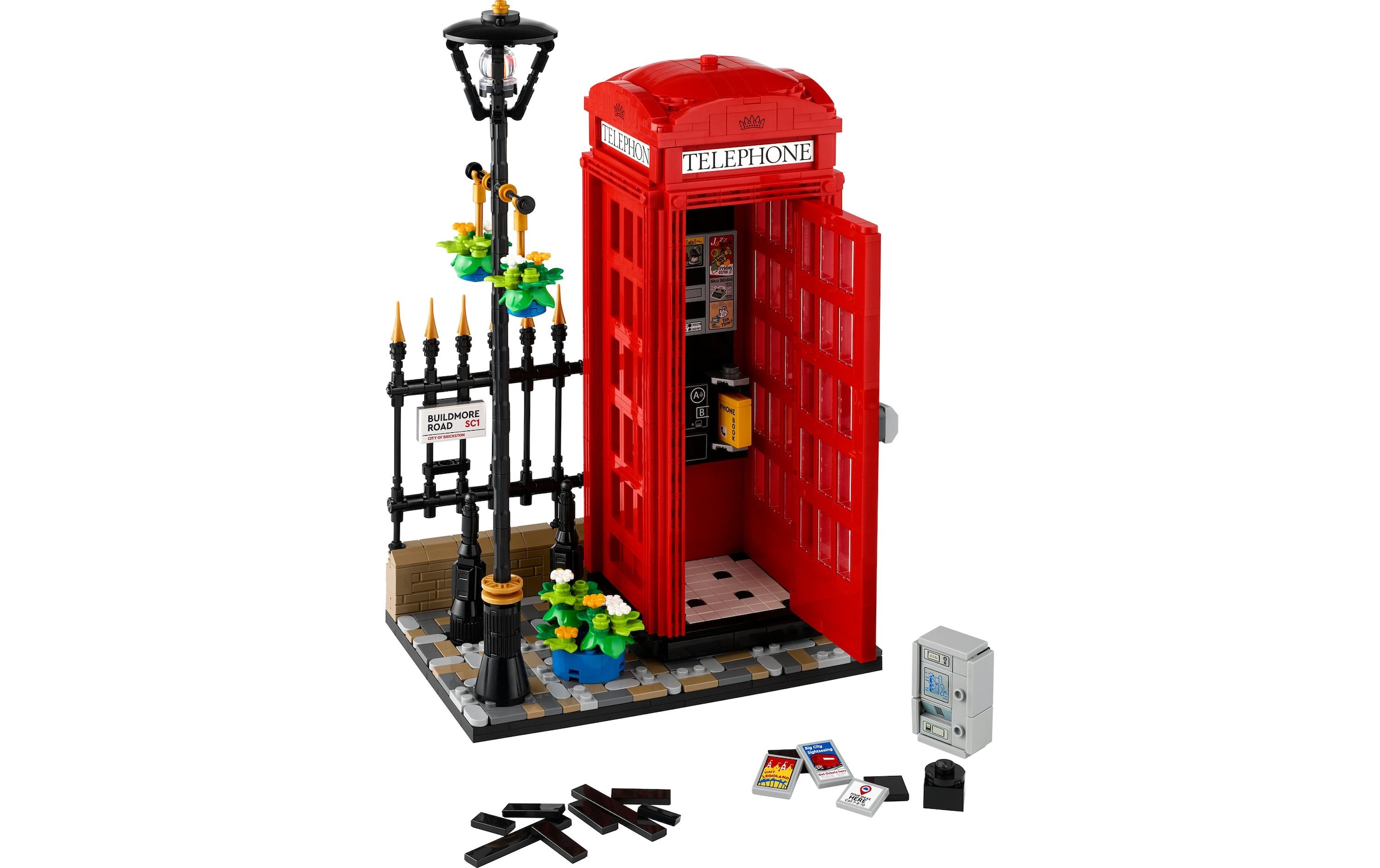 LEGO® Spielbausteine »Ideas Rote Londoner Telefonzelle 21347«, (1460 St.)